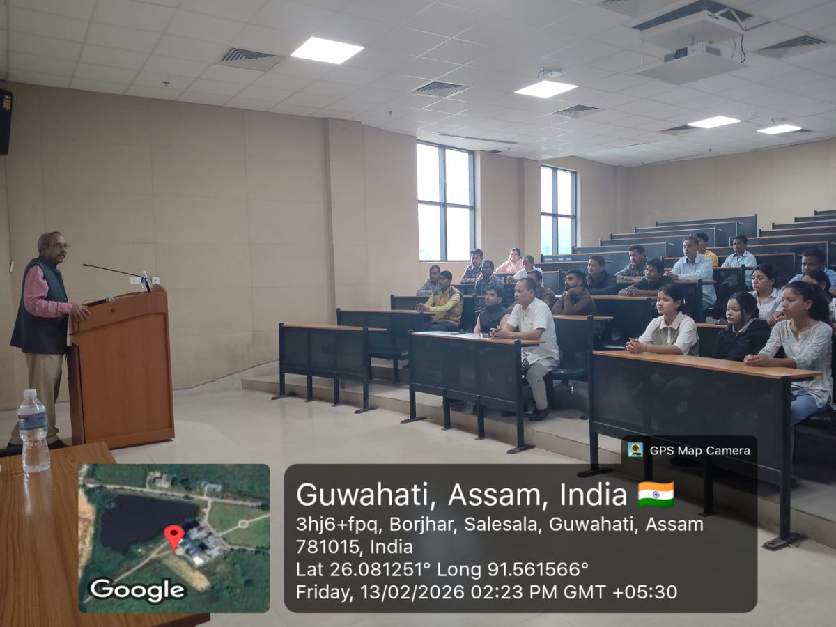 IIITGhy's tweet photo. The Internal Committee (IC) of @IIITGhy organised an awareness session on Prevention of Sexual Harassment at Workplace ACT and its relevant sections in the Bharatiya Nyaya Sanhita on 13th February 2026 for the faculties, regular &amp; outsourced staffs, and domestic workers. #POSH https://t.co/IEue9AijMU