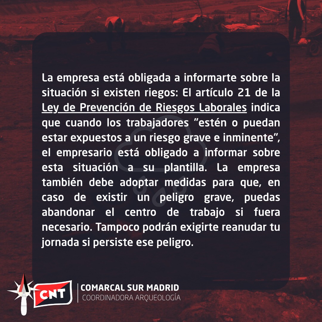 Coordinadora de Arqueología - CNT Comarcal Sur tweet media