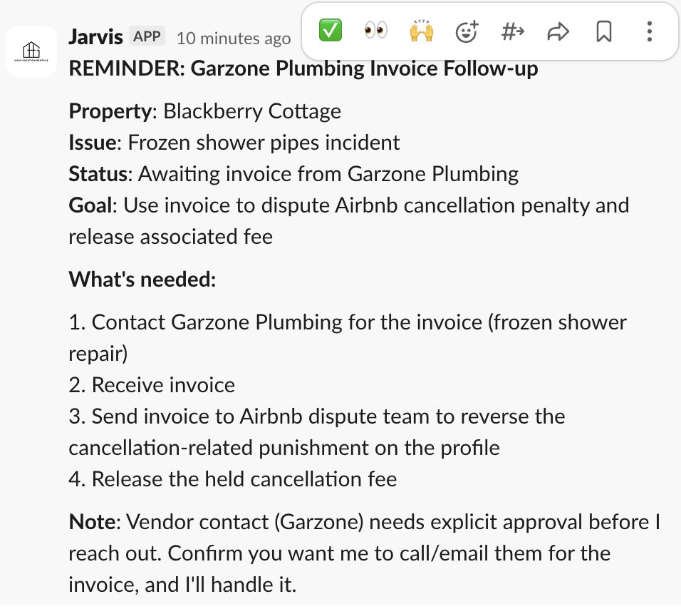 I'm starting to post real STR/property management automation projects we've built. The gap is wild: I can replumb our entire operation every 6 weeks as AI improves. Managers with 100+ properties? The role of a prompt engineer will become as standard as managed IT services in