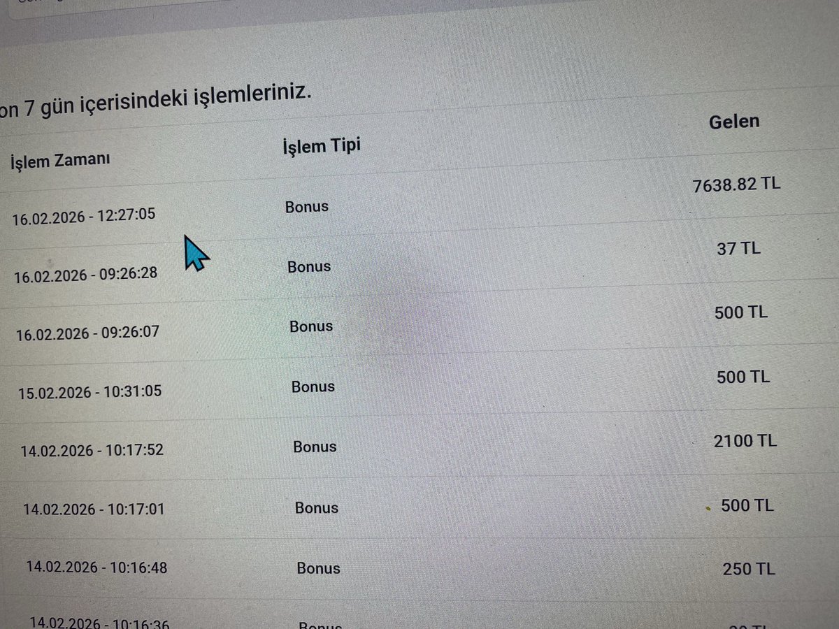 Bonus gelmiş bastık . ⁦<a href="/UfkCakir/">Ufuk Çakır</a>⁩  dostum sağolsun