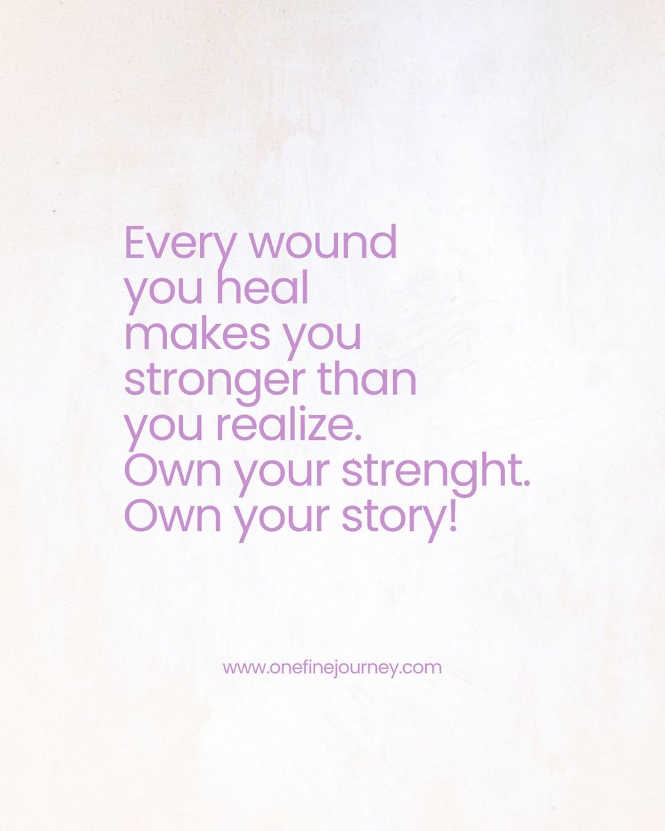 onefinejourney's tweet photo. The challenges you’ve transformed, the pain you’ve overcome… that’s not just your past. That’s your power. Your wounds don’t define you, but your healing does. Own your strength. Own your story. It’s not something to hide. It’s something to honor! #❤️
.
.
#selflove #enjoylife https://t.co/5Pcupbgkde