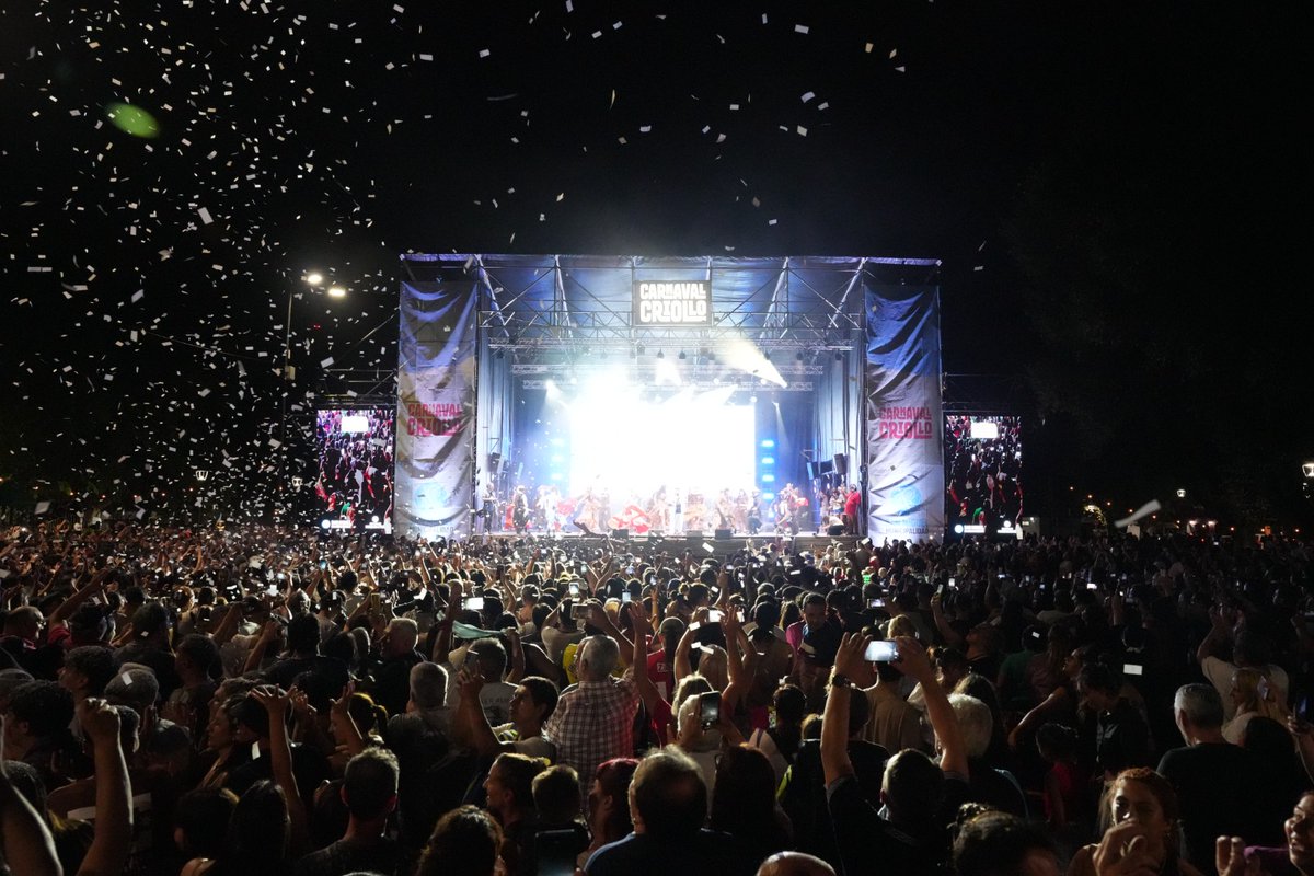 ¡Qué alegría compartir con tantas familias y vecinos el Carnaval Criollo! Con un gran cierre de <a href="/LosManseros/">Los Manseros </a> 🇦🇷
 #10Años #SanMiguel
