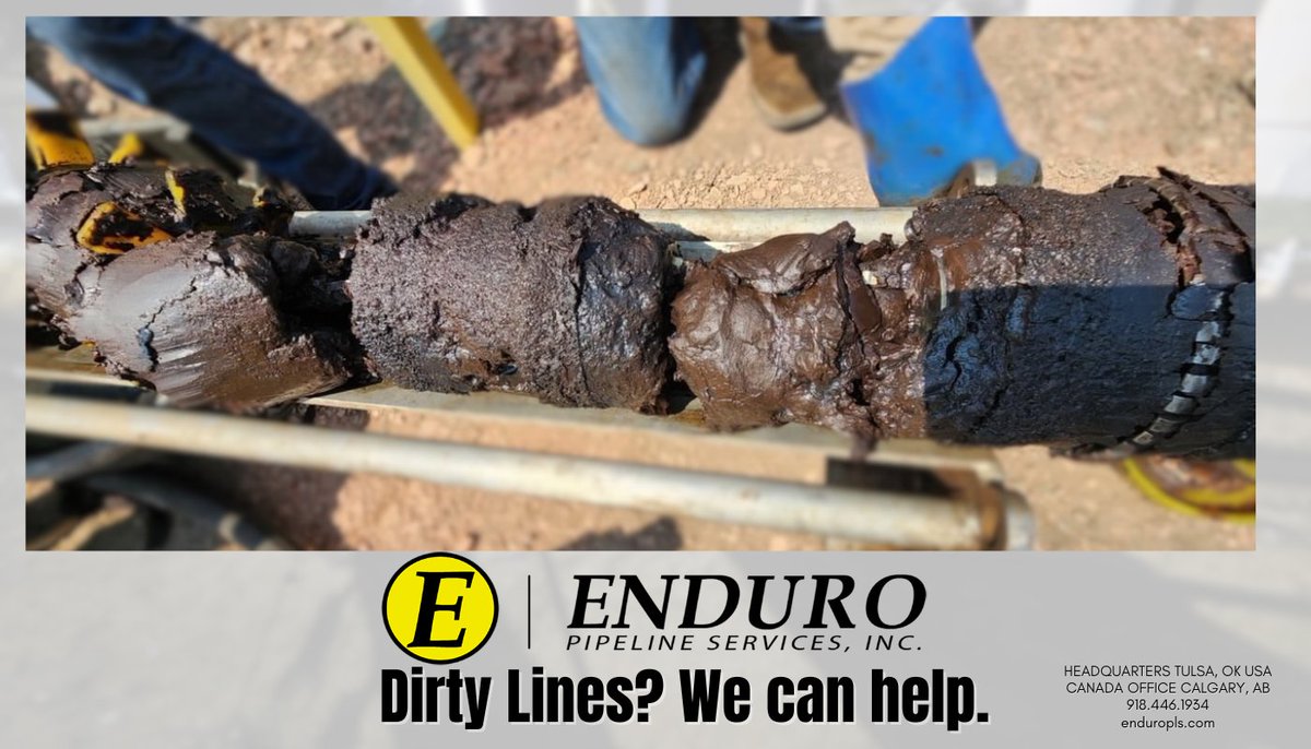 If your ILI data is off, check your cleaning program first. Dirty lines cause sensor errors and delays. Learn more: enduropls.com/pre-ili-cleani… 📞 800-752-1628 #PipelineIntegrity #PipelineCleaning #ILI #Pigging #PipelineMaintenance #EnduroBuilt