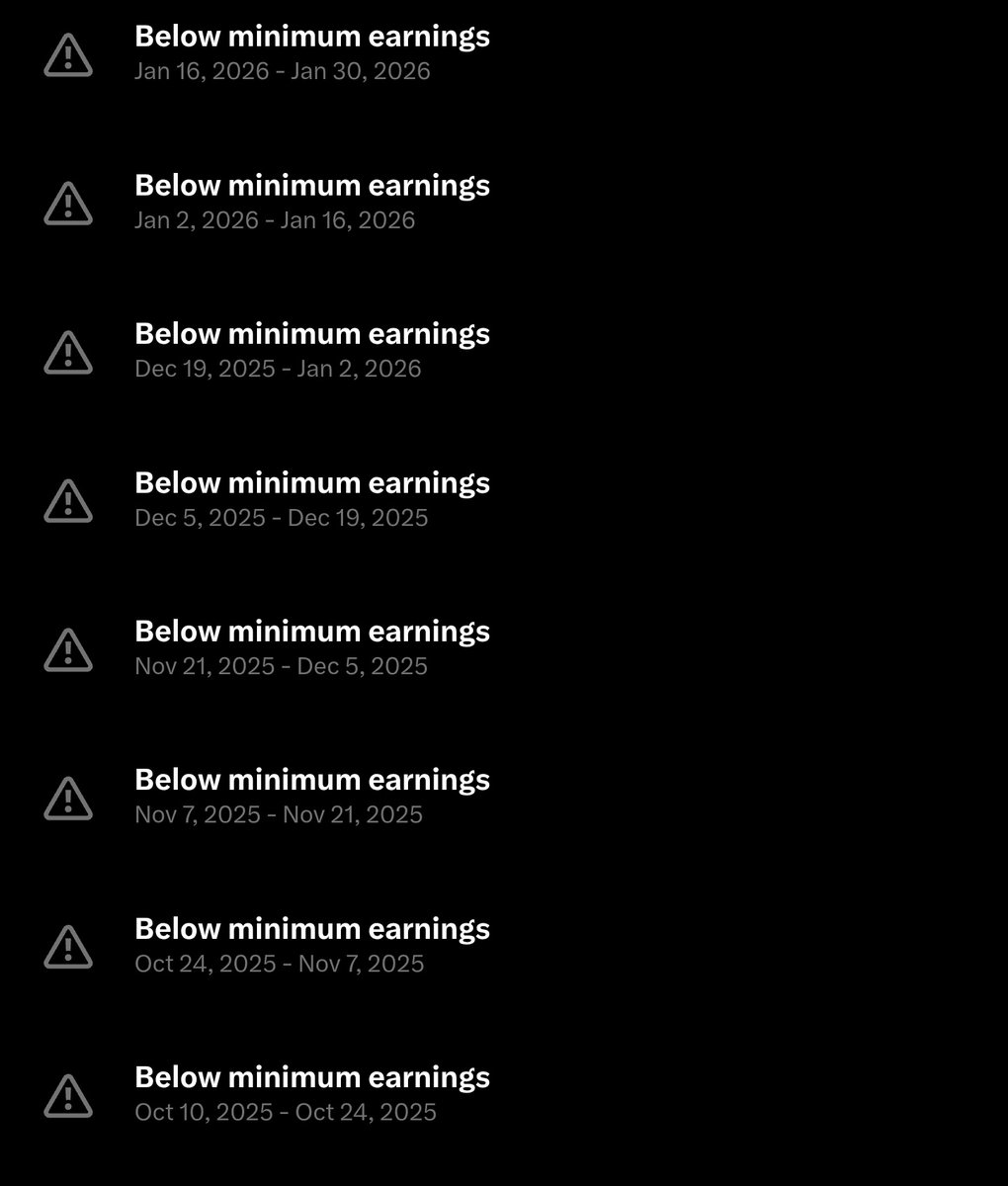 IF you are monetized on X and you have never been paid. Indicate below.👇
We have a solution for you..
This is for those receiving below minimum earnings..