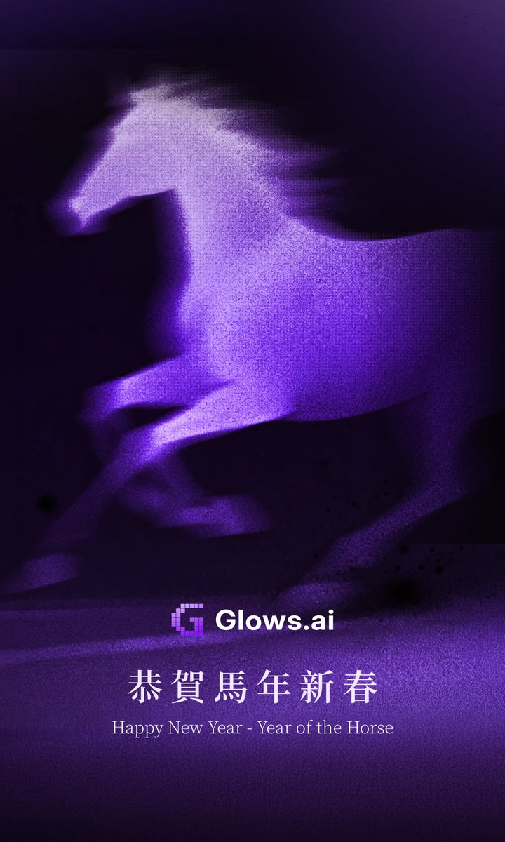 Glows.ai wishes you a prosperous and joyful Year of the Horse! 🐴