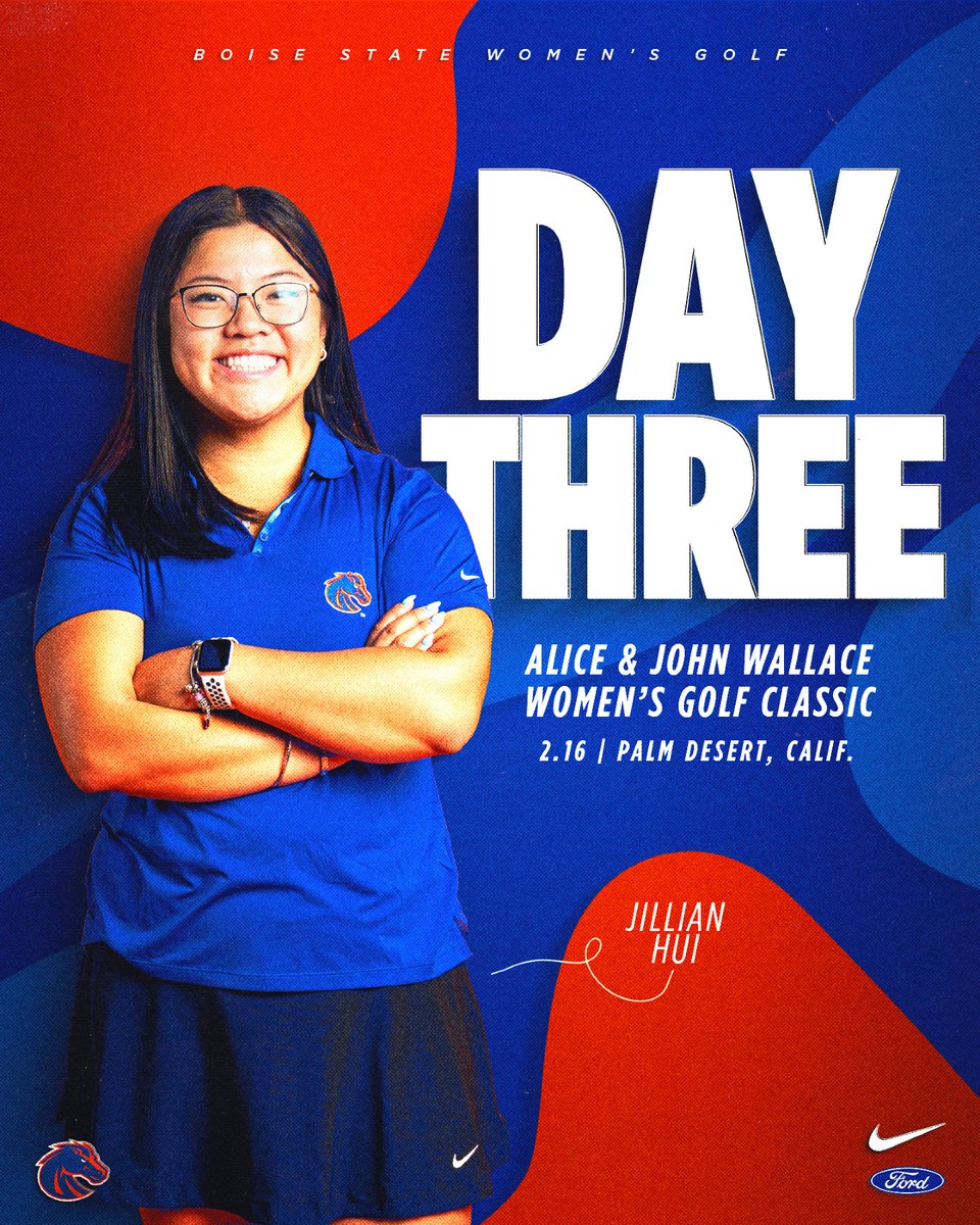Ready for the final round 🤩

🔵 Alice &amp; John Wallace Women's Golf Classic
🕘 9 a.m. MT
⛳️ Monterey Country Club
📍 Palm Desert, Calif.
📊 boi.st/461khxa

#BleedBlue | #WhatsNext