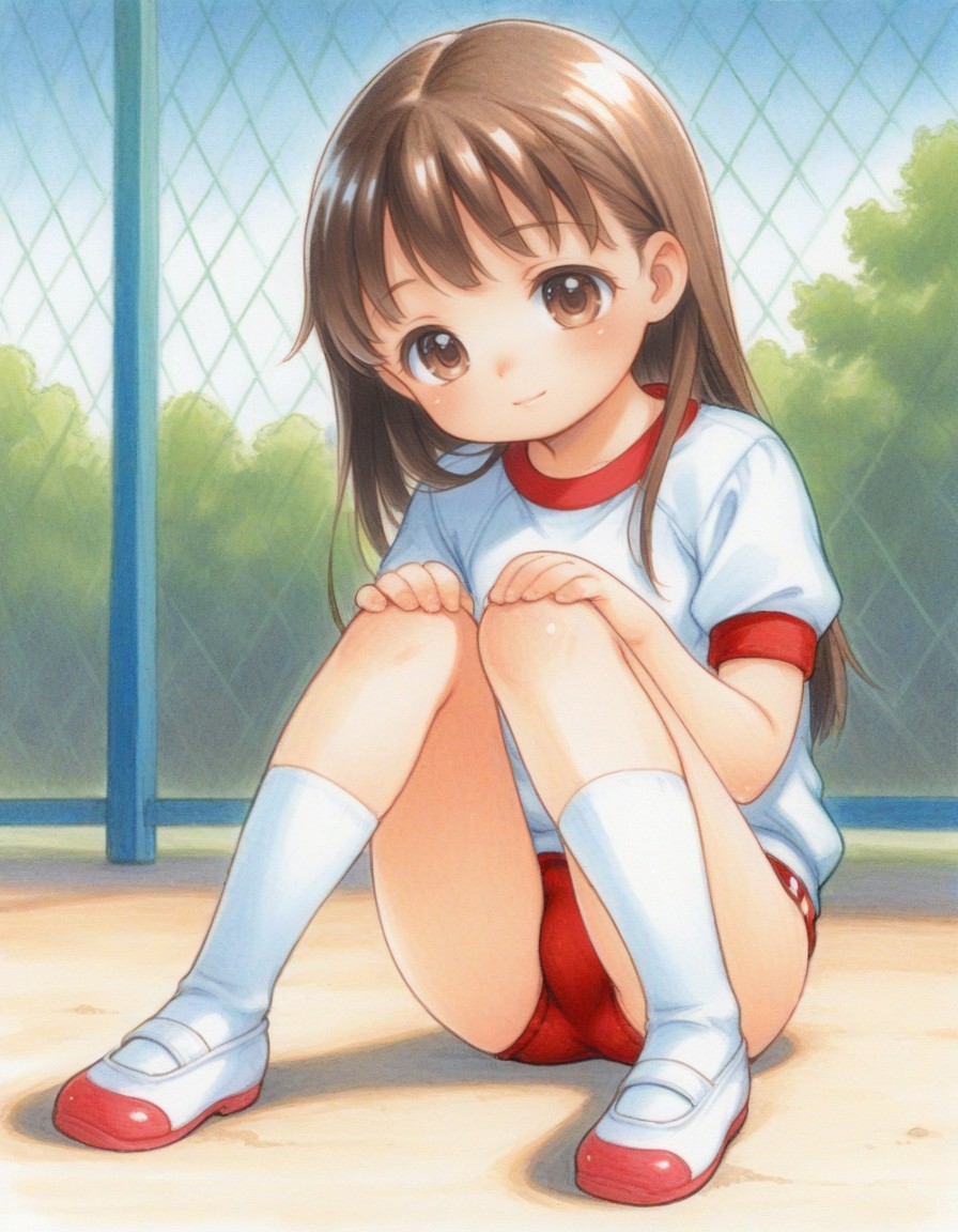 rainbow_aca's tweet photo. ブルマイラスト 2
#体操服 https://t.co/u9yK5f2MYc