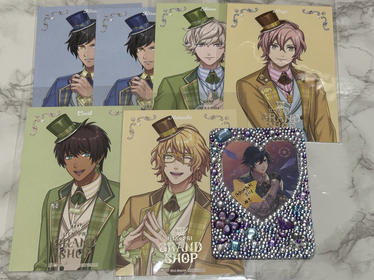 交換】うたプリ グラショ 購入特典 ポストカード FP CCL 【譲】特典