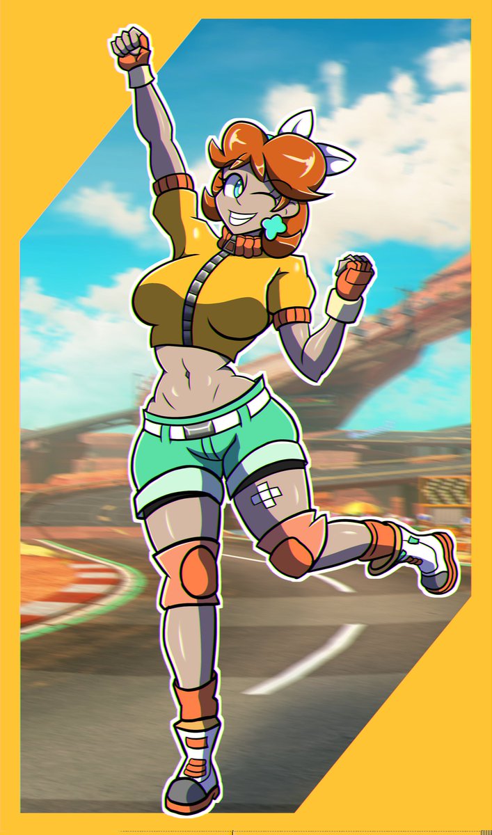 Princess Daisy Touring outfit 
Comm for <a href="/Cheese__Plays/">Cheese</a>