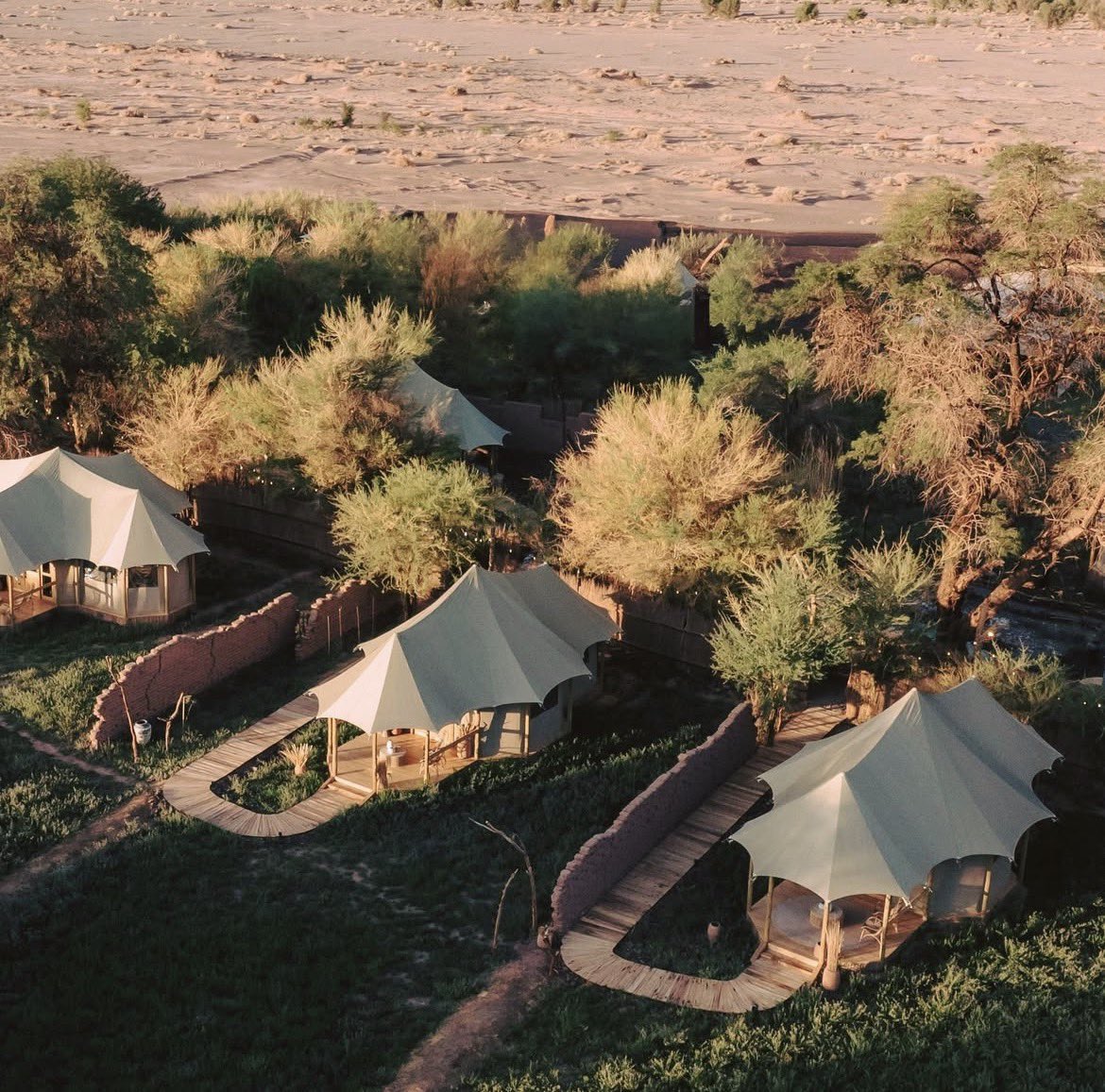 With over 40 years of expertise as a luxury tent company, our glamping tents are built to withstand the harshest conditions while maintaining an unmistakable elegance. Built with weather-proof materials and fine stitching, they offer rugged durability through every season.