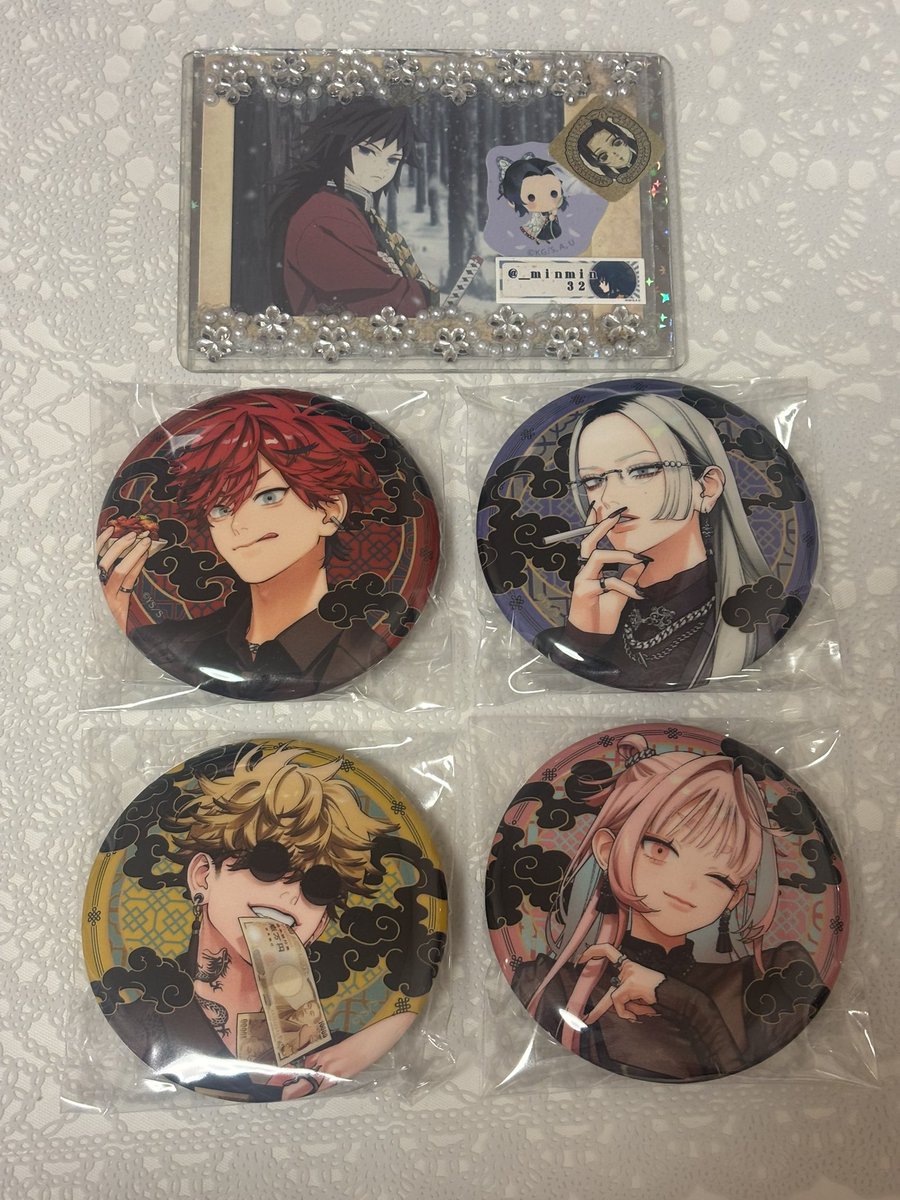 極楽街 ネイ 缶バッジ アクリルバッジ マグネット ヘアクリップ トレカ 極楽街 ジャンショ ミニ看板コレクション アクリルマグネット アクリル