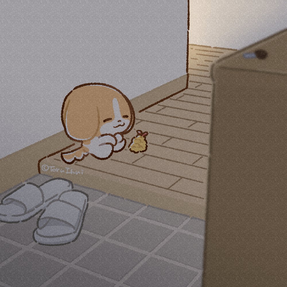 はやく帰ってこないかな～🐶