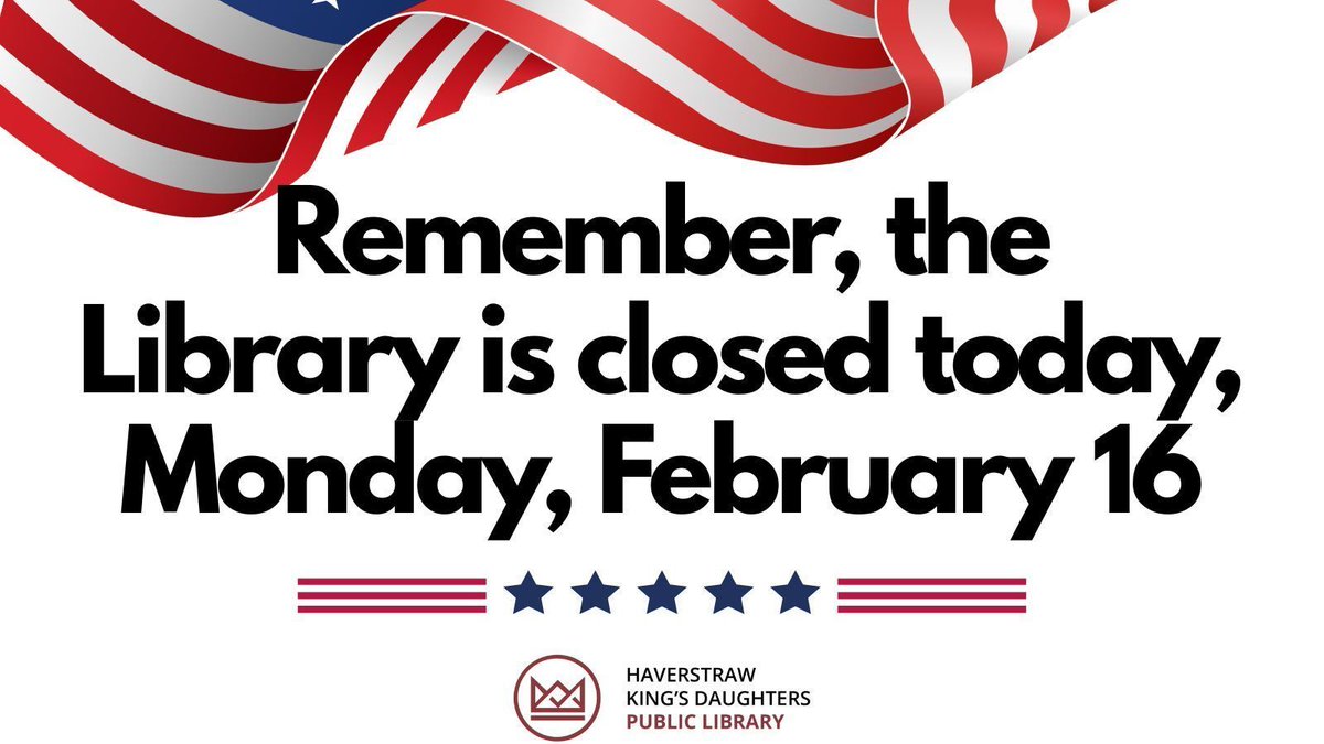 Haverstraw King's Daughters Public Library tweet media