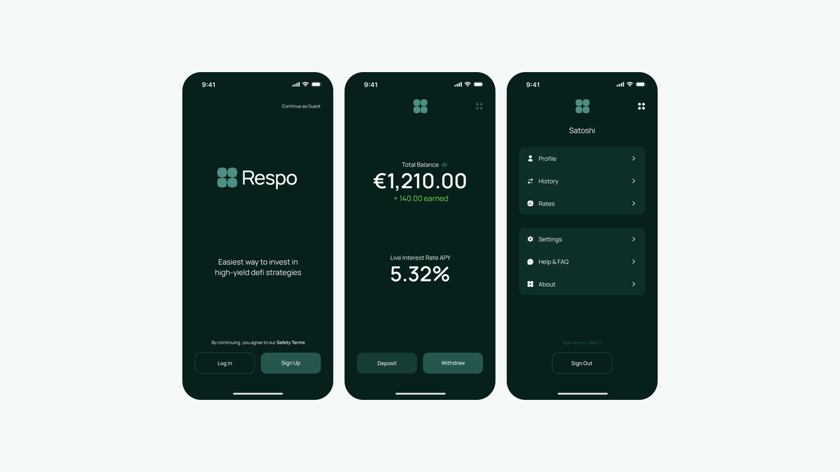 UI/UX design for a simple Defi app. I will share more soon