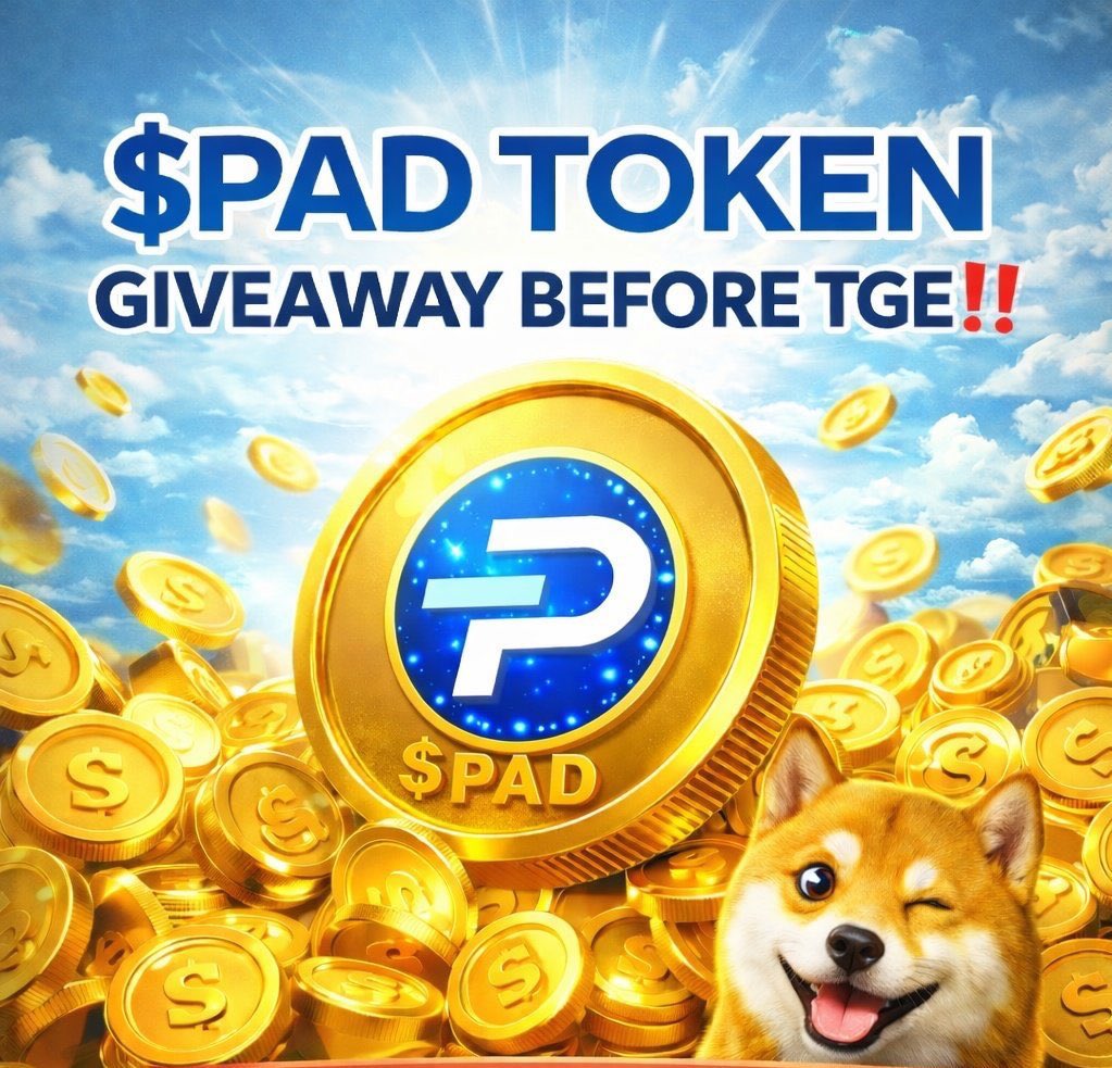 GIVEAWAY ALERT 🎉

<a href="/doginalpad/">Doginals PAD</a> is dropping $PAD tomorrow at 10AM UTC and I’m giving 2,000 $PAD to my community to celebrate the launch.

Stick around till the end and find out how to grab your share!

🧵🔻