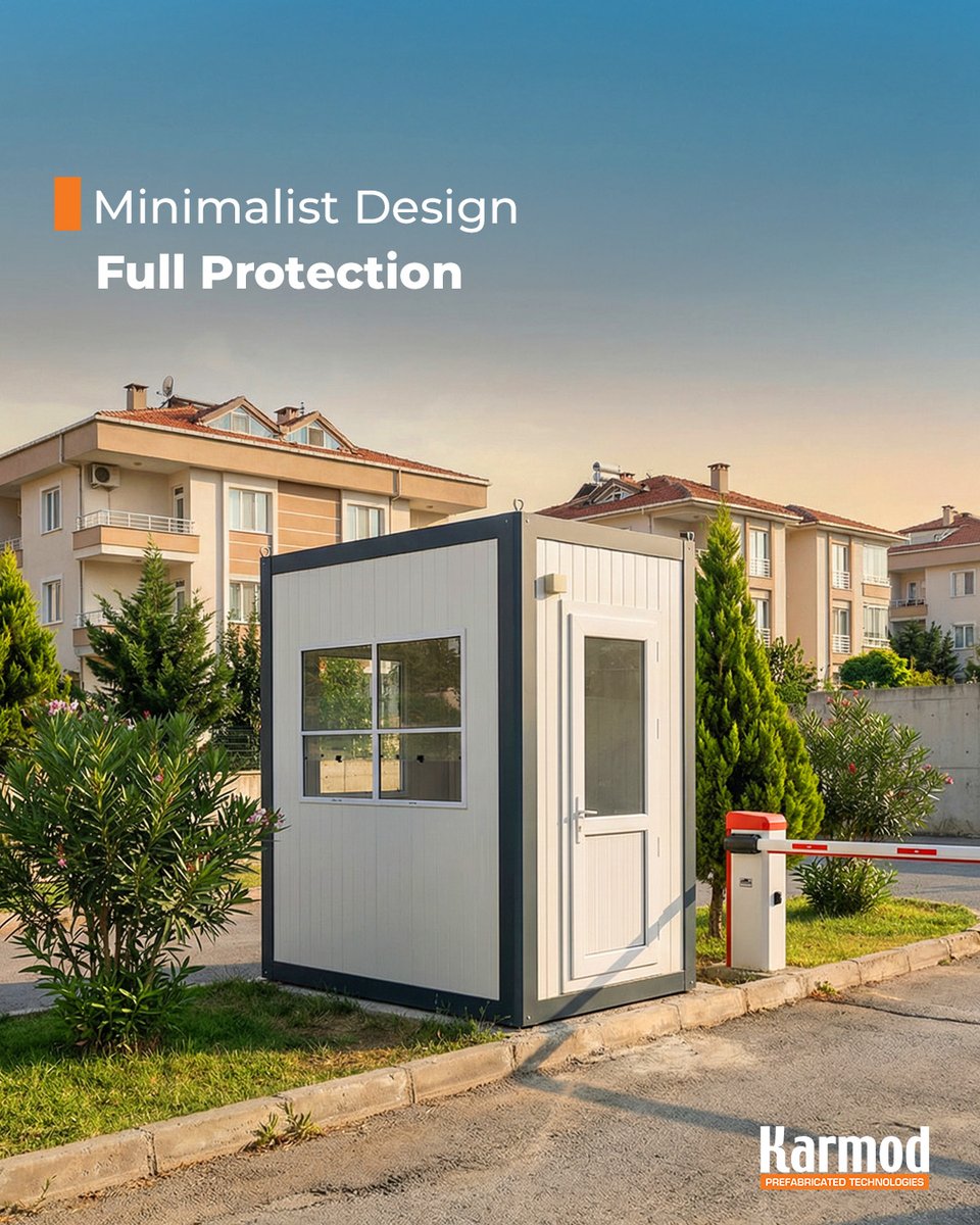 karmodglobal's tweet image. Quality is never an accident where security begins.

#SecurityCabin #ModularBuildings #ConstructionSite #GuardBooth #Prefabricated #SecuritySolutions

📞 +90 539 635 89 38
📩 info@karmod.com
🌐 karmod.com/en