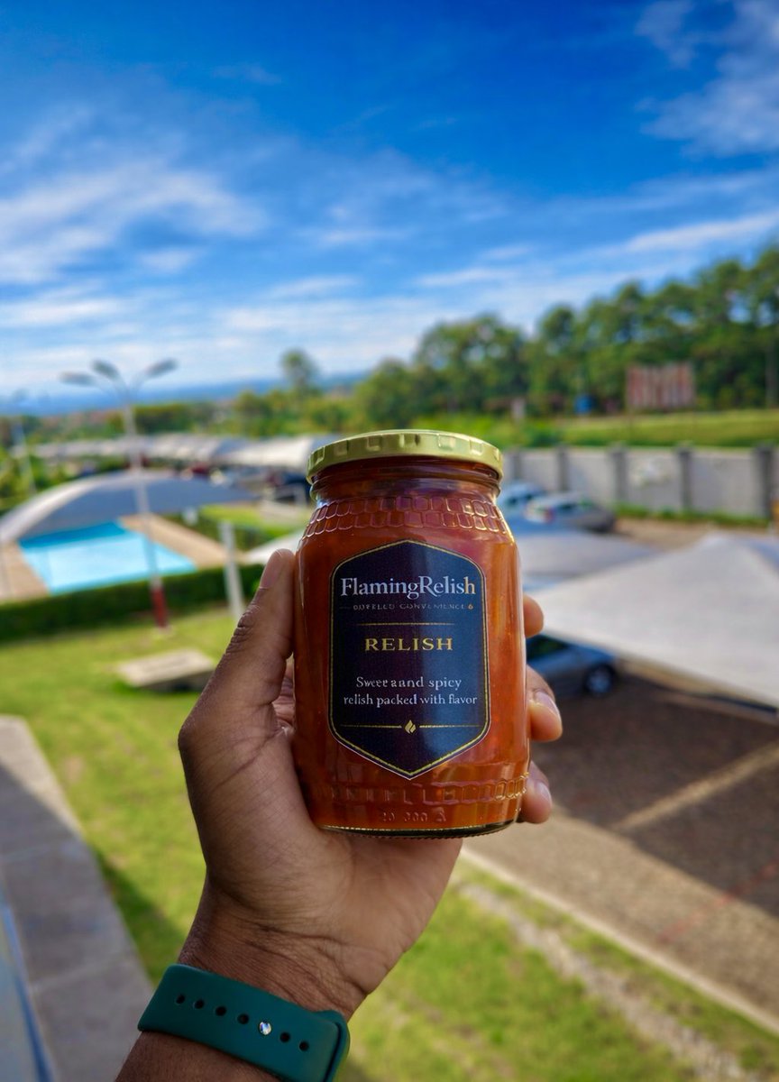 Chris_Nkuna_'s tweet photo. Don’t let the humble look fool you 👀🔥

Our #FlamingRelish may seem ordinary at first glance, but one spoonful tells a different story, sweet, tangy, perfectly spiced and deeply comforting.

It’s the quiet bottle that steals the whole meal. https://t.co/doj9Sf0tWH