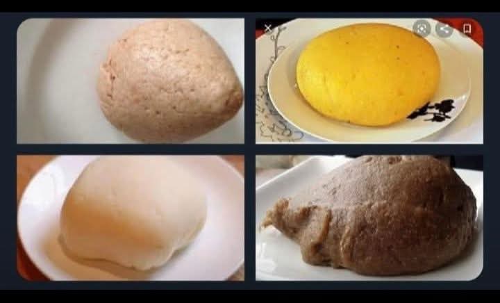 Swallow Calorie Truths They Don’t Teach You:

• Wheat: Highest of them all, 350+ calories per 100g
• Garri: About 290+ calories per 100g
• Fufu (Akpu): Less than 150 calories per 100g
• Amala / Pounded Yam: Also less than 150 calories per 100g

So when you say, “I’m eating