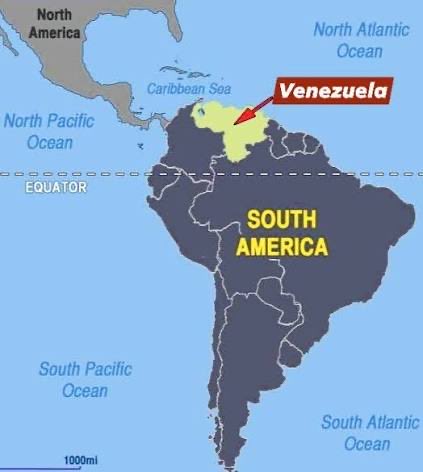 AOC says Venezuela is below the equator.

Venezuela is not below the equator.

AOC is below intelligent.