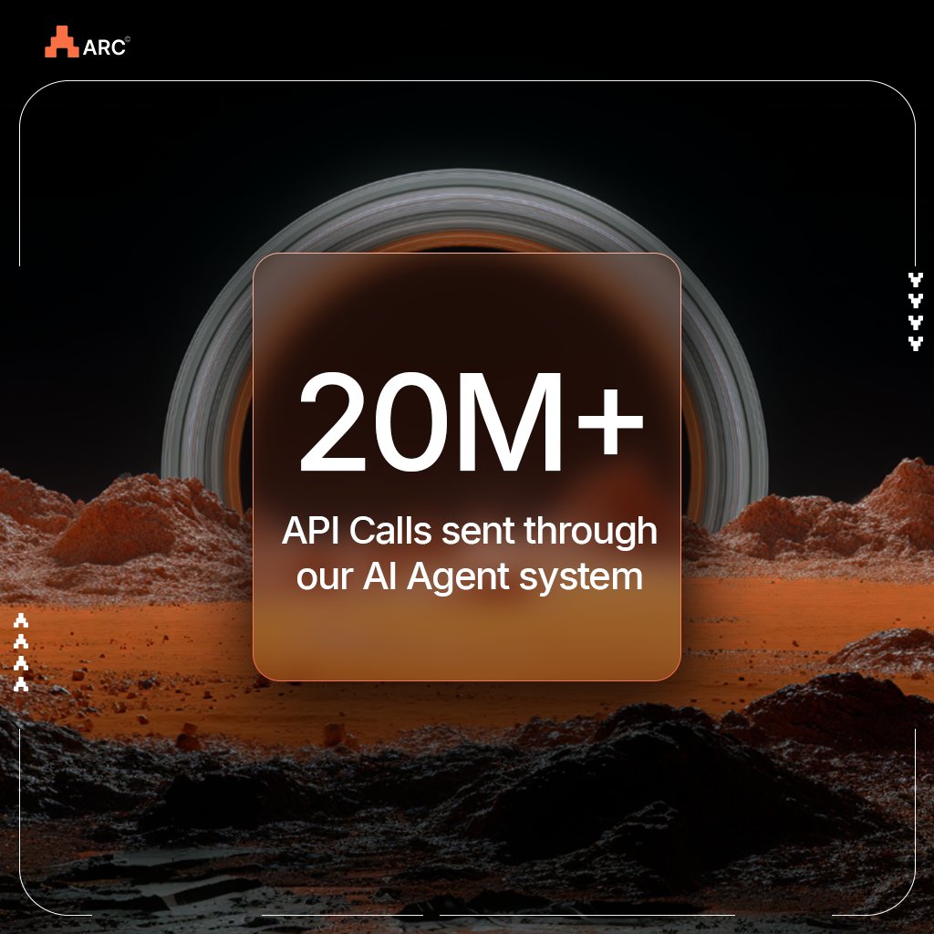 Your agents have been busy. So have we 🤖

Millions of calls.
Countless insights.
One OS proving that decentralized intelligence is inevitable

And there's still so much more in store.

The next million starts now.