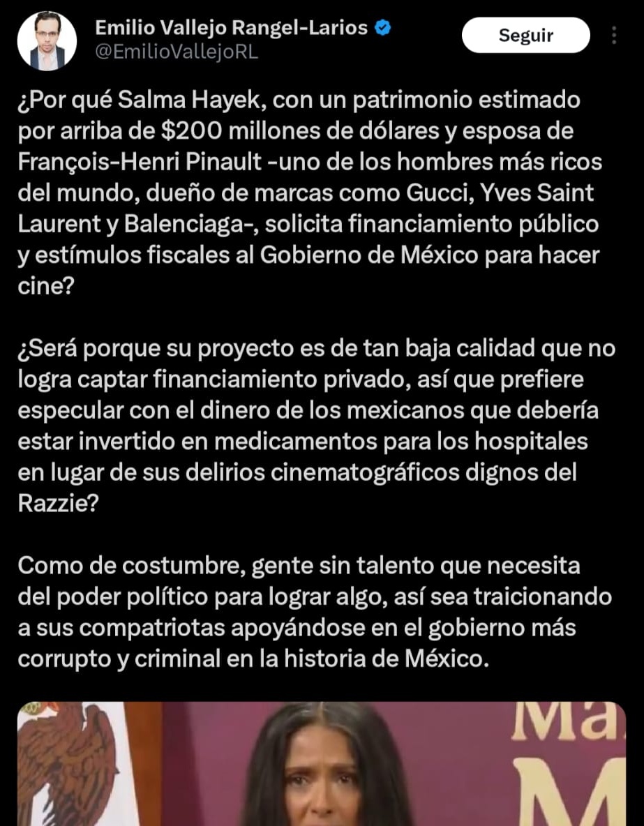 La Rocío cree que acaba de destruir la carrera de Salma Hayek