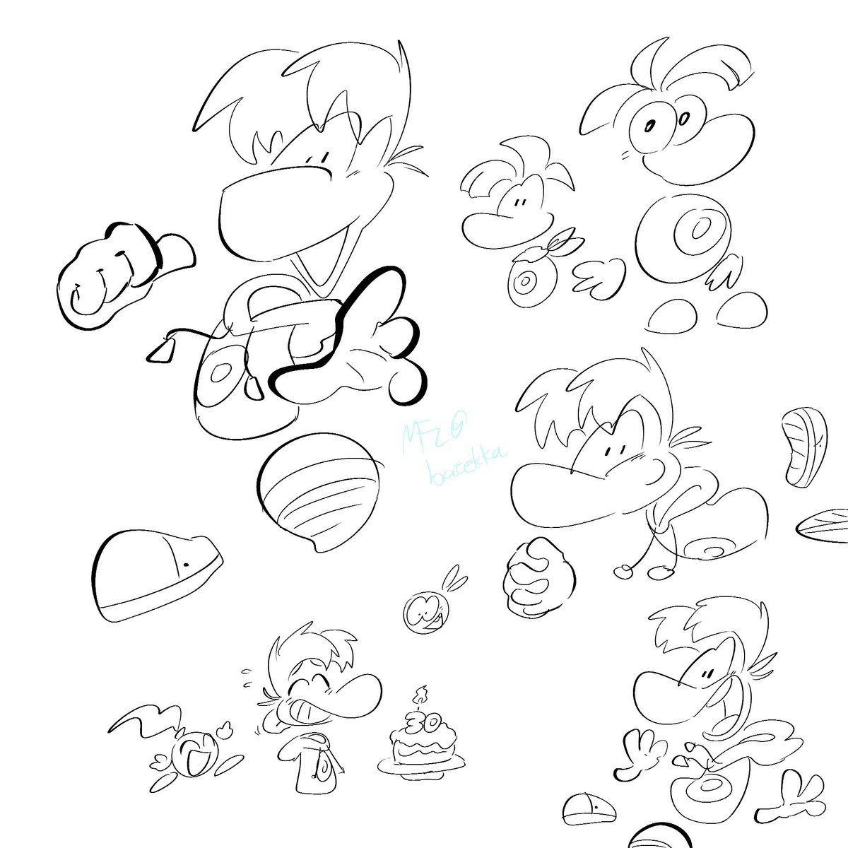 レイマン落書き　＃RAYMAN