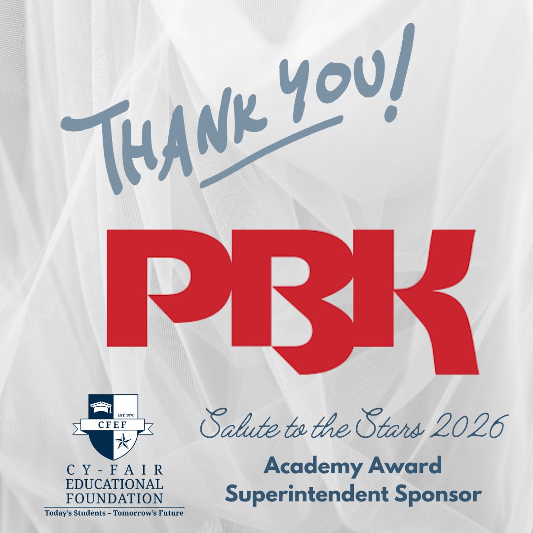 Cy-Fair Educational tweet media