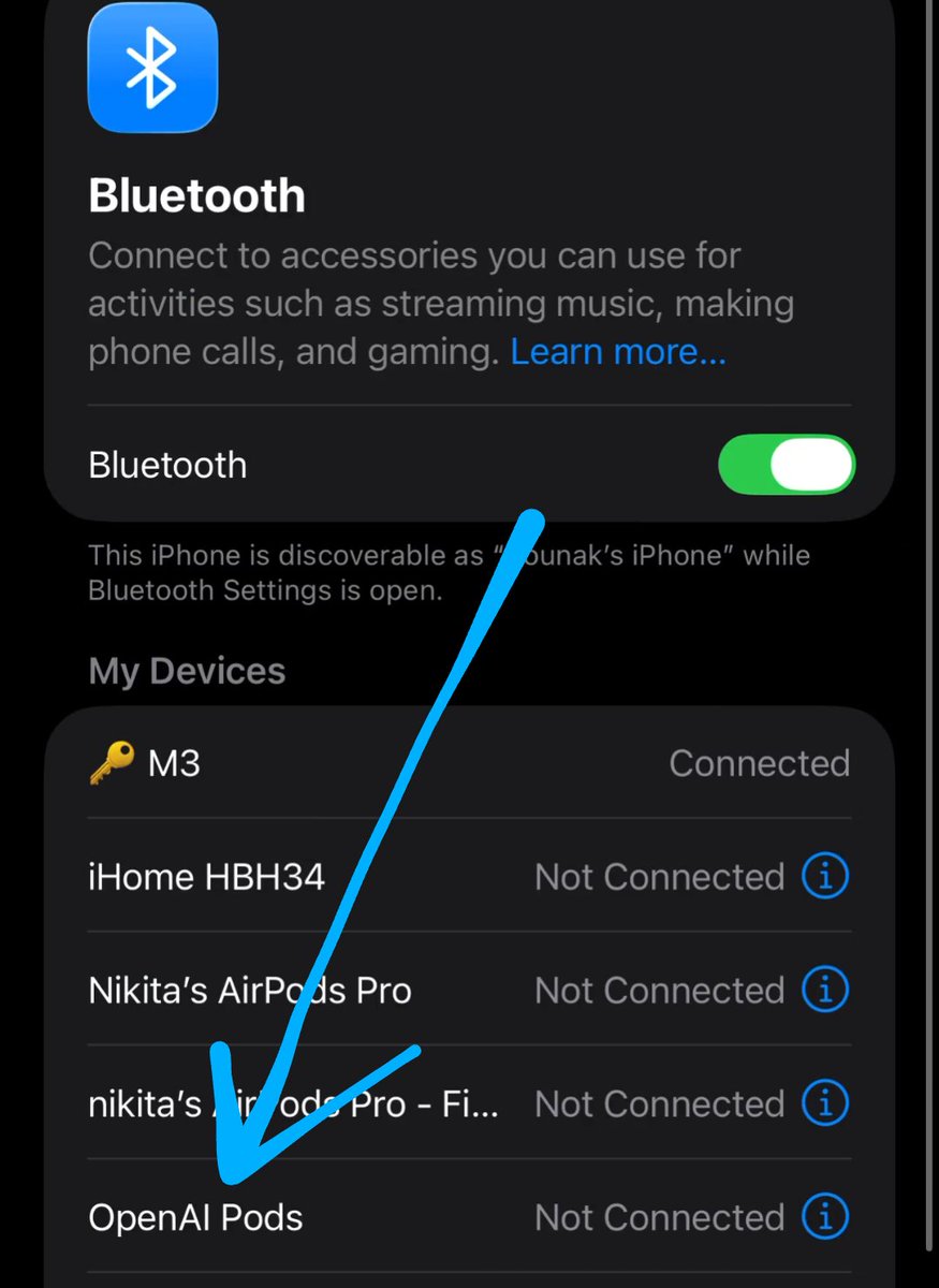 Bluetooth list