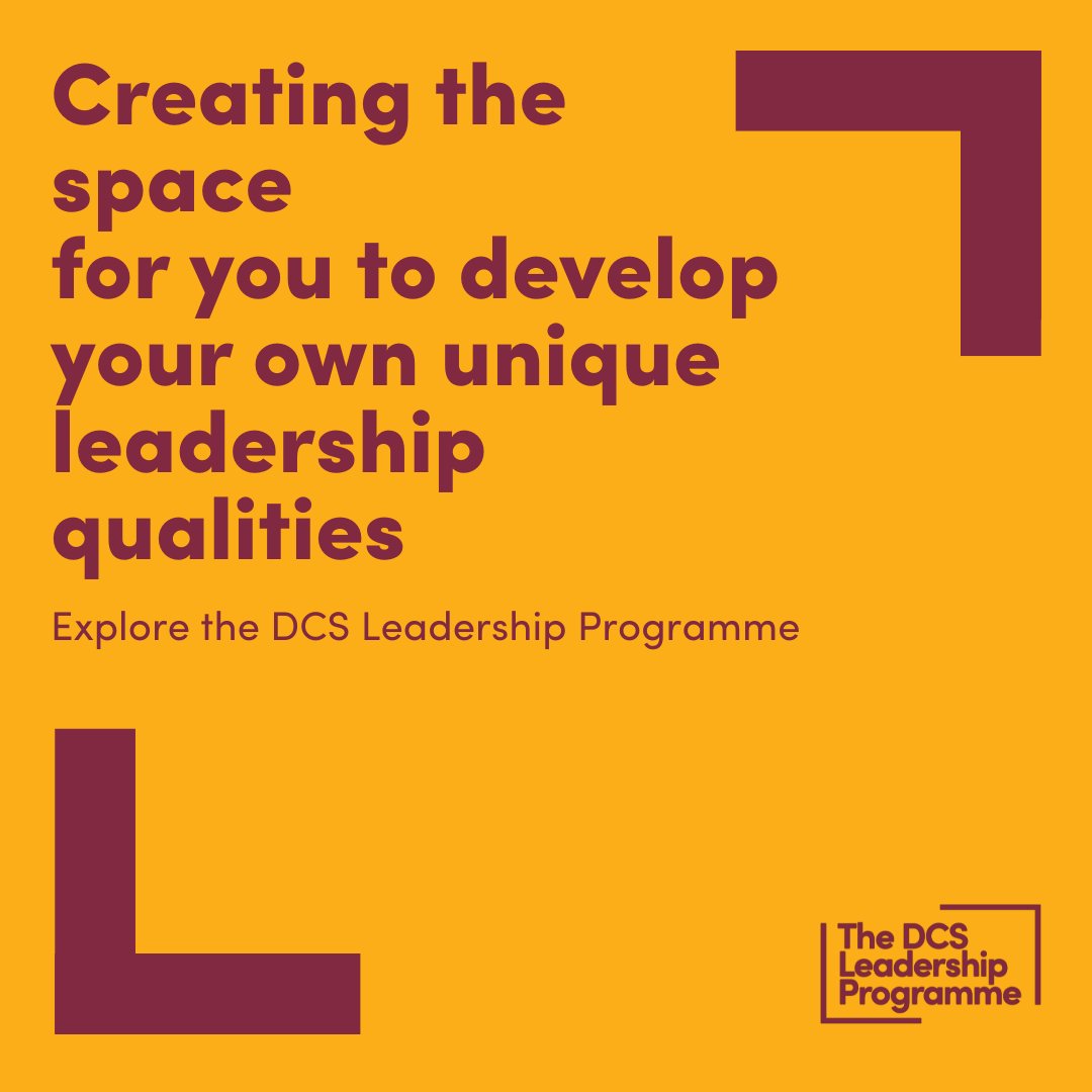 DCS Leadership Programme tweet media