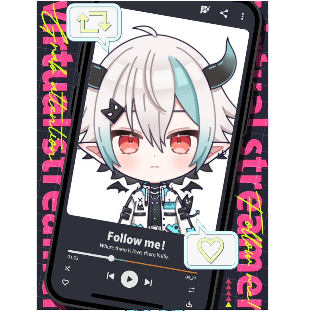 yuuki_d_cyber's tweet photo. 本人👿+黒猫🐈‍⬛両方ともSDキャラ化して頂いてるので、宣伝用に両方ともピン止めしておきます📌

どっちの方が好きですか⁉️

フレーム製作者様：https://t.co/bPVp3KOeoJ

SD幽鬼：https://t.co/E8WXQcAfMz
SD黒猫：https://t.co/PtZHHMKrTC

#IRIAMライバーさんと繋がりたい 
#IRIAM新人ライバー https://t.co/Ugy5OYRkEP