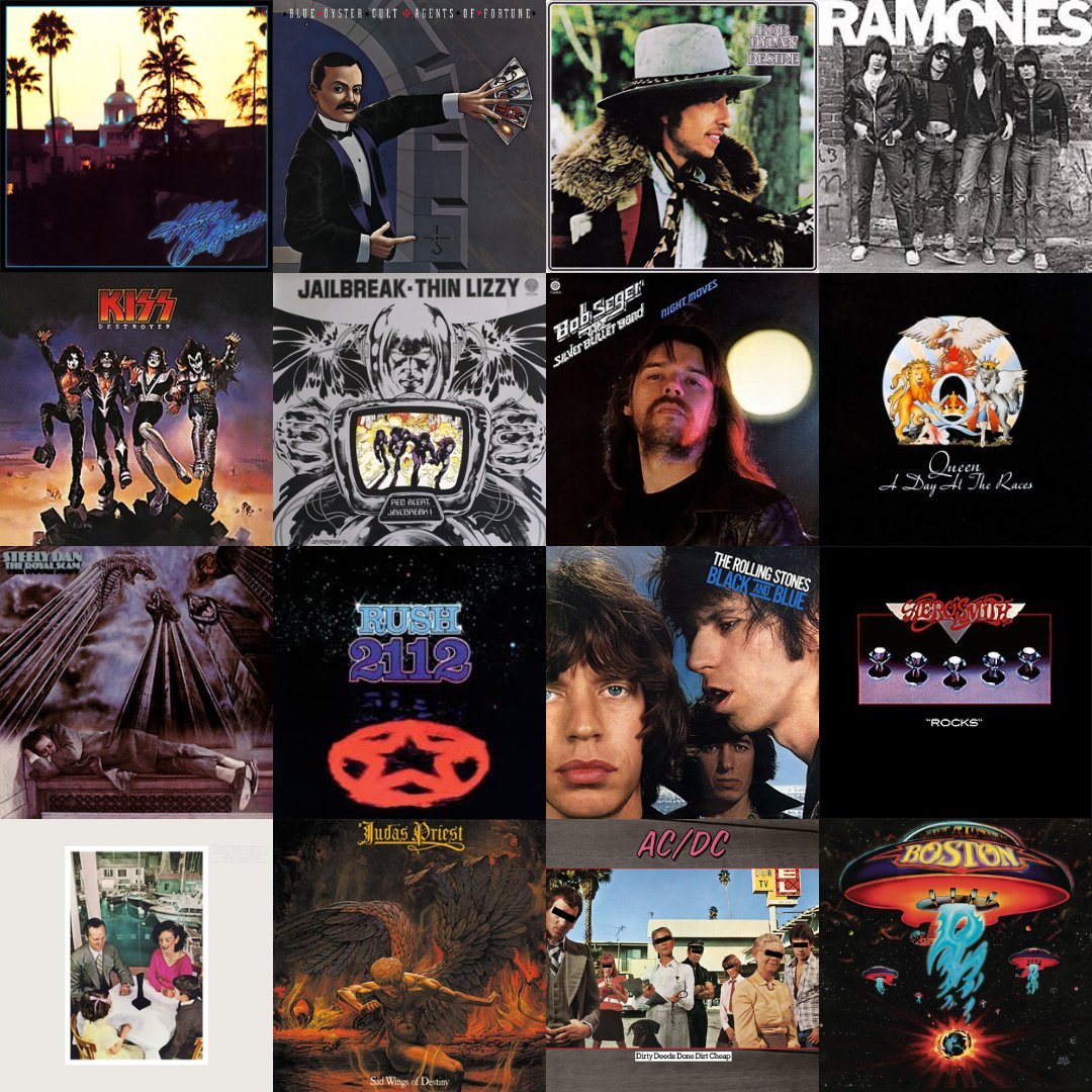 allrockmusic's tweet image. 1976. pick ONE