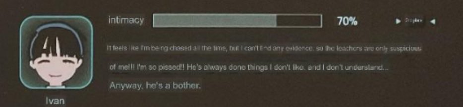 Friendly reminder!! despite Till thinking Ivan hated him, he still had 70% intimacy with him on his chart!!