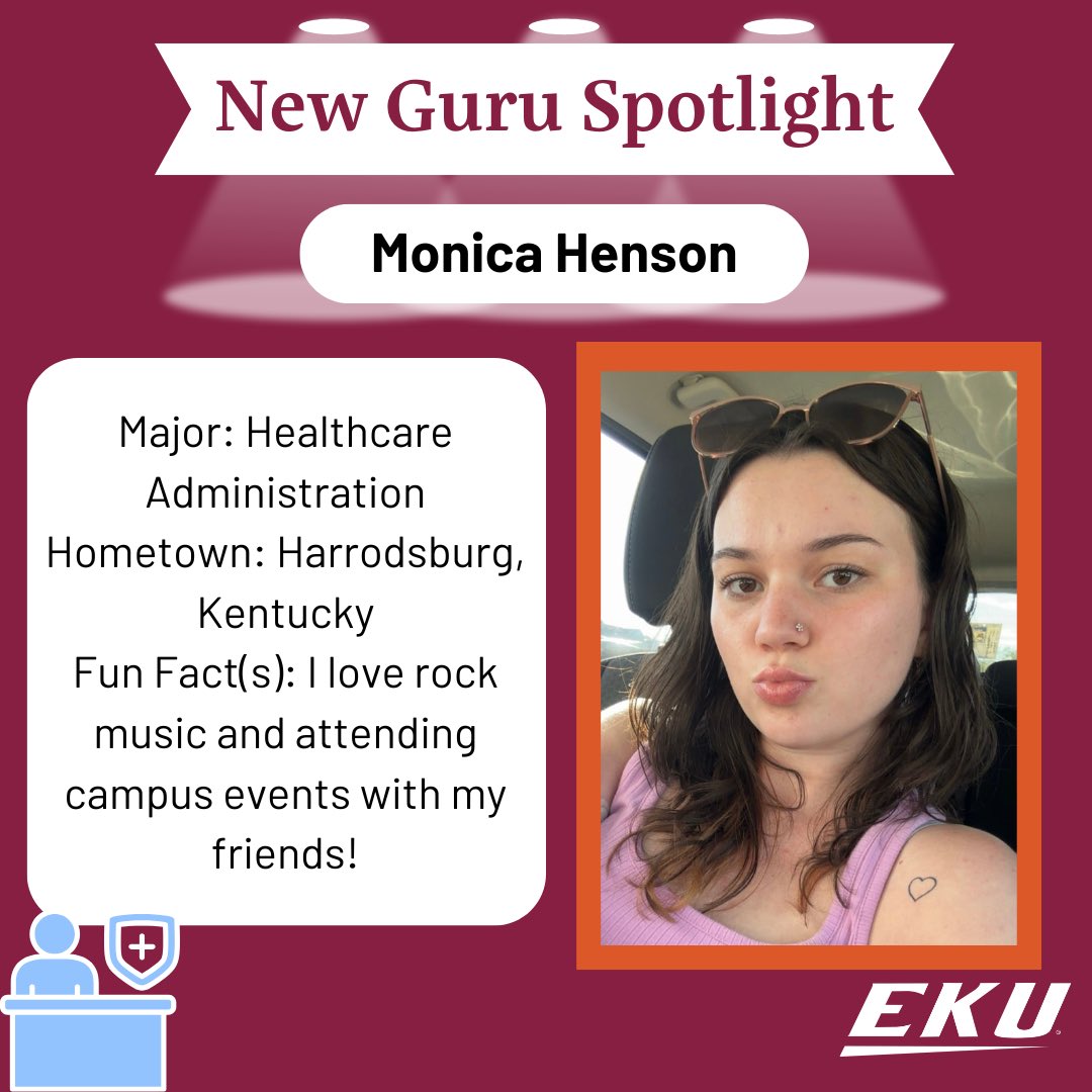 Happy Monday! We are so excited to welcome Monica to the SSC team!! Come see her for any and all Healthcare Administration needs ✨📚