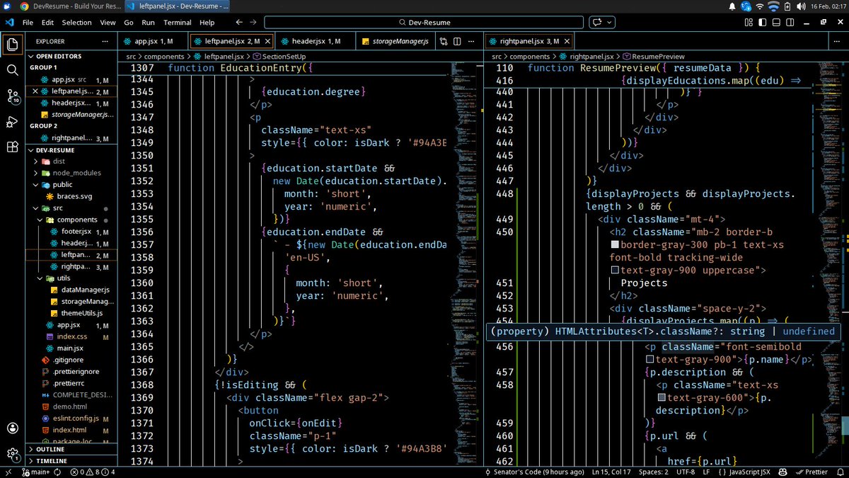SenatorOlamide's tweet photo. Day 49/90

No post yesterday - was deep in debugging hell 😅

html2pdf.js conflicting with Tailwind's oklch() colors. Spent hours on it.

Switched to window.print() instead. More manual work but actually works.

Sometimes you gotta pivot 🔄

@TheOdinProject

#100DaysOfCode #React https://t.co/JailB1AHpA
