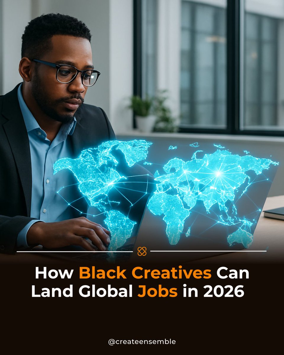 For Black creatives, global opportunities are expanding faster than ever. In 2026, companies are actively seeking voices across design, writing, and tech.

Are you interested in finding more opportunities?  Check here lnkd.in/dTgux7qv

Follow @createensembles for more.