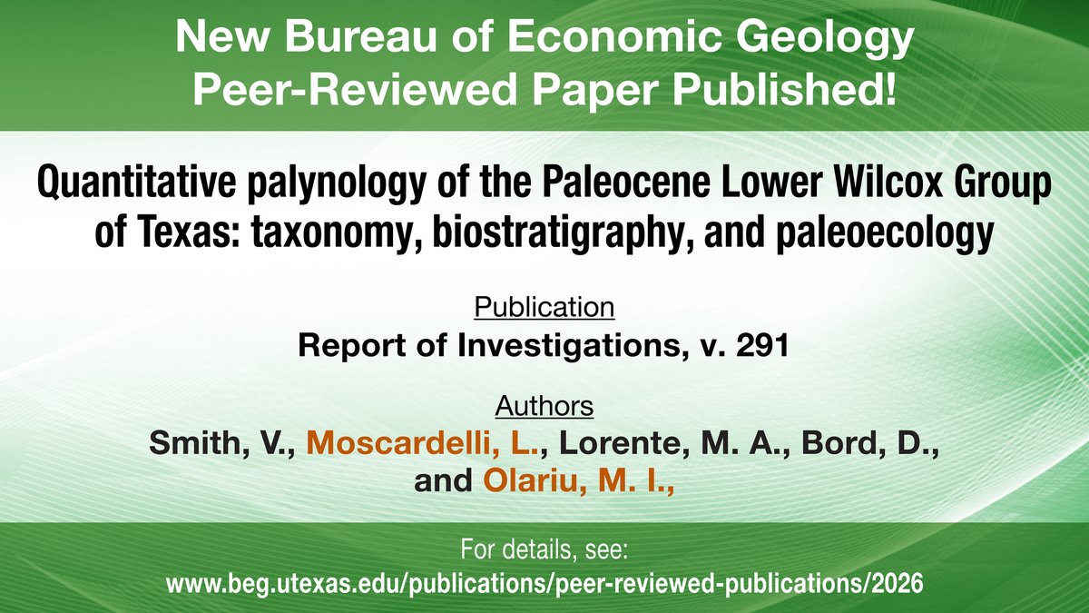 Bureau of Economic Geology tweet media