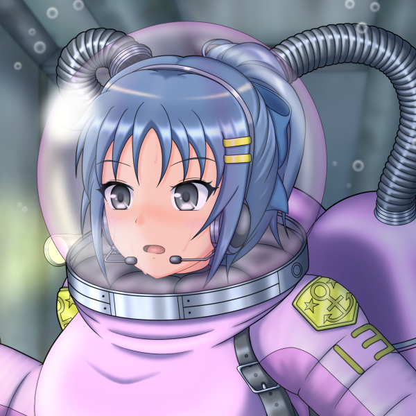 2月22日(日)コミティア155【Ｎ02a】で「スクリューシャフト(<a href="/screwshaft_2017/">サークル「スクリューシャフト」</a>)」より発刊予定のスーツイラスト合同誌に、今回も1作寄稿しています！
久しぶりの彼女、桃色潜水服での単身捜索シチュって感じで、シンプルながらも拙作スーツ好きには堪らん1作が描けたかな…と！宜しくお願いいたします！