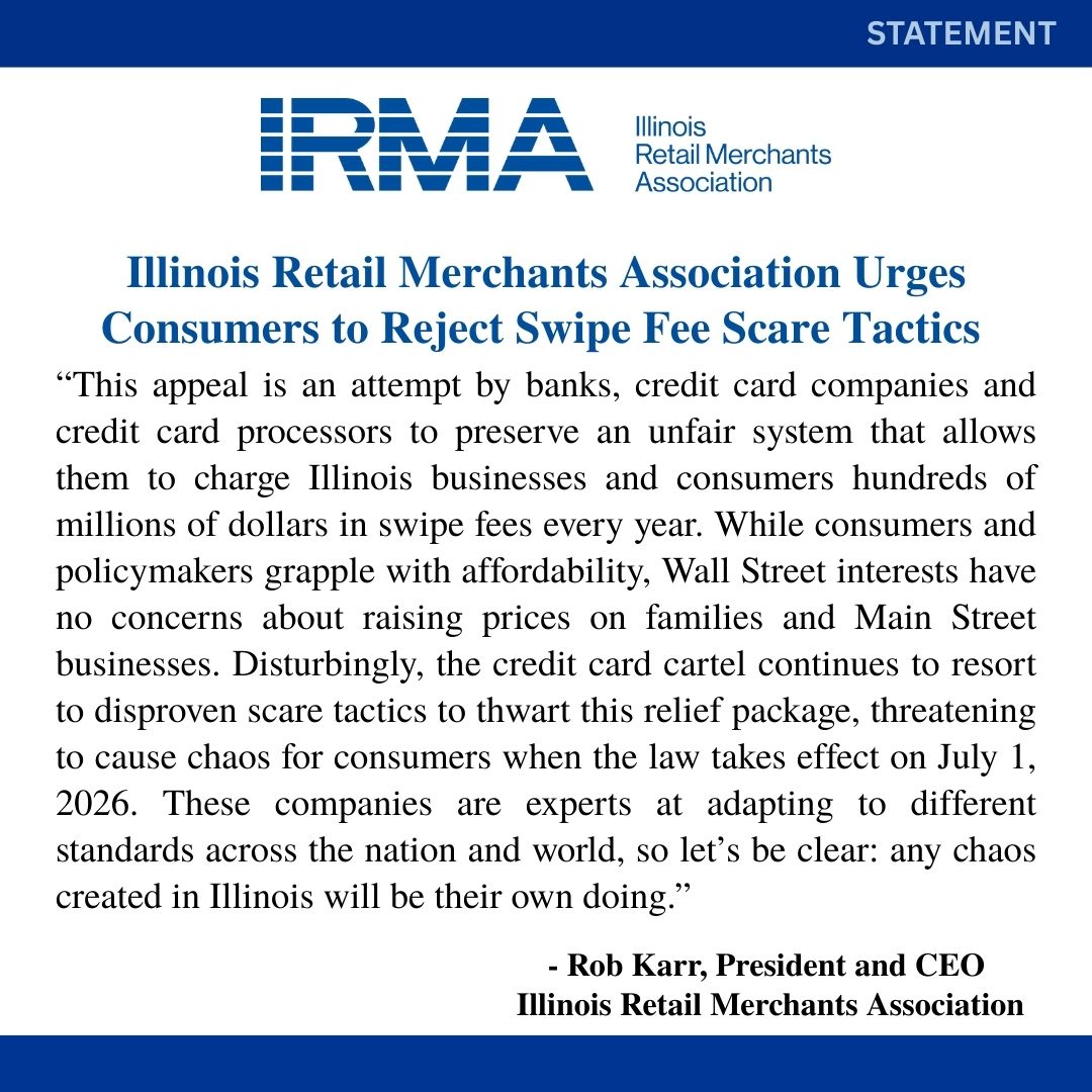 IL Retail Merchants Association (IRMA) tweet media