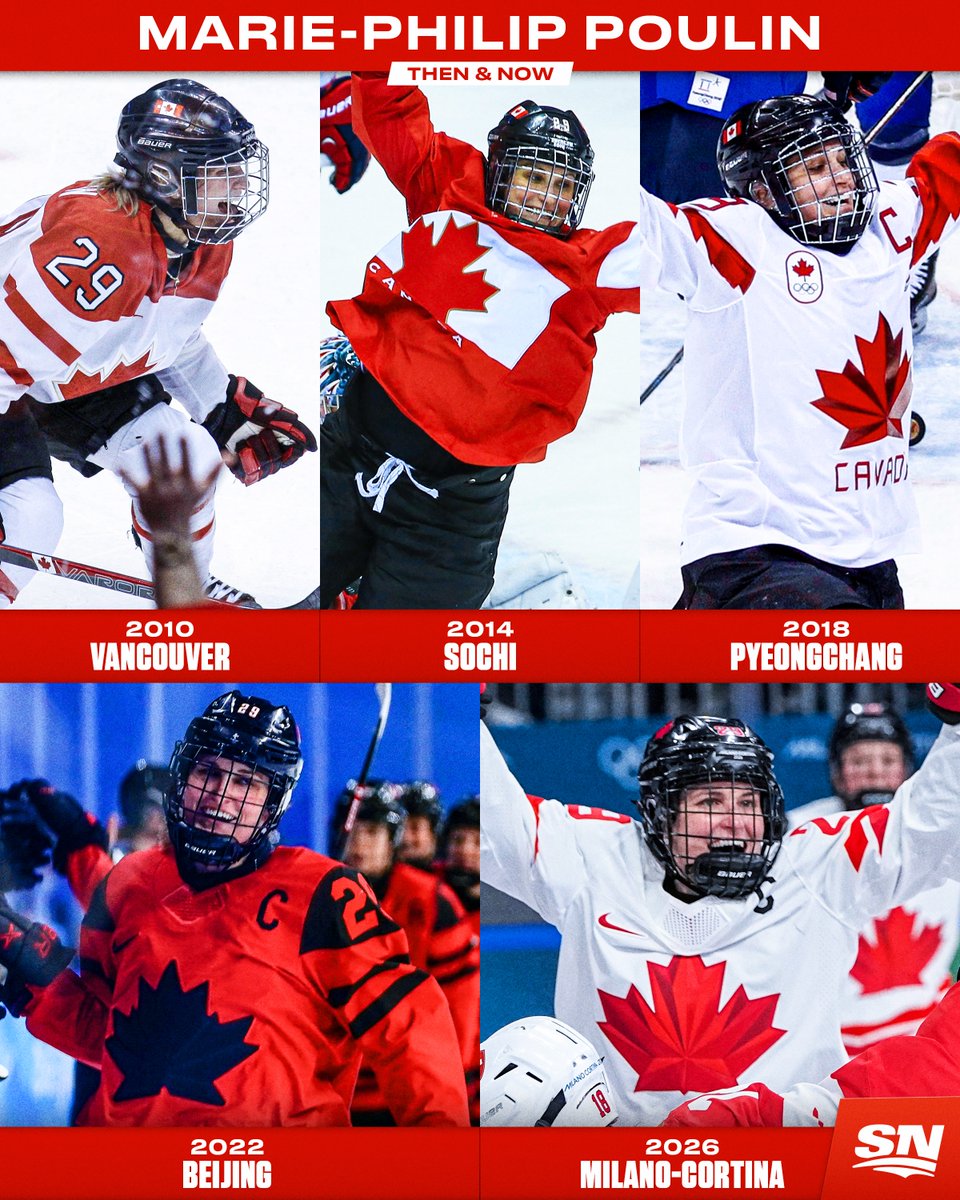 MARIE-PHILIP POULIN: OLYMPIC ICON 🫡🍁 #MilanoCortina2026

📺: Canada vs. Switzerland Semi-Final TODAY at 3pm ET on SN1 or stream on Sportsnet+