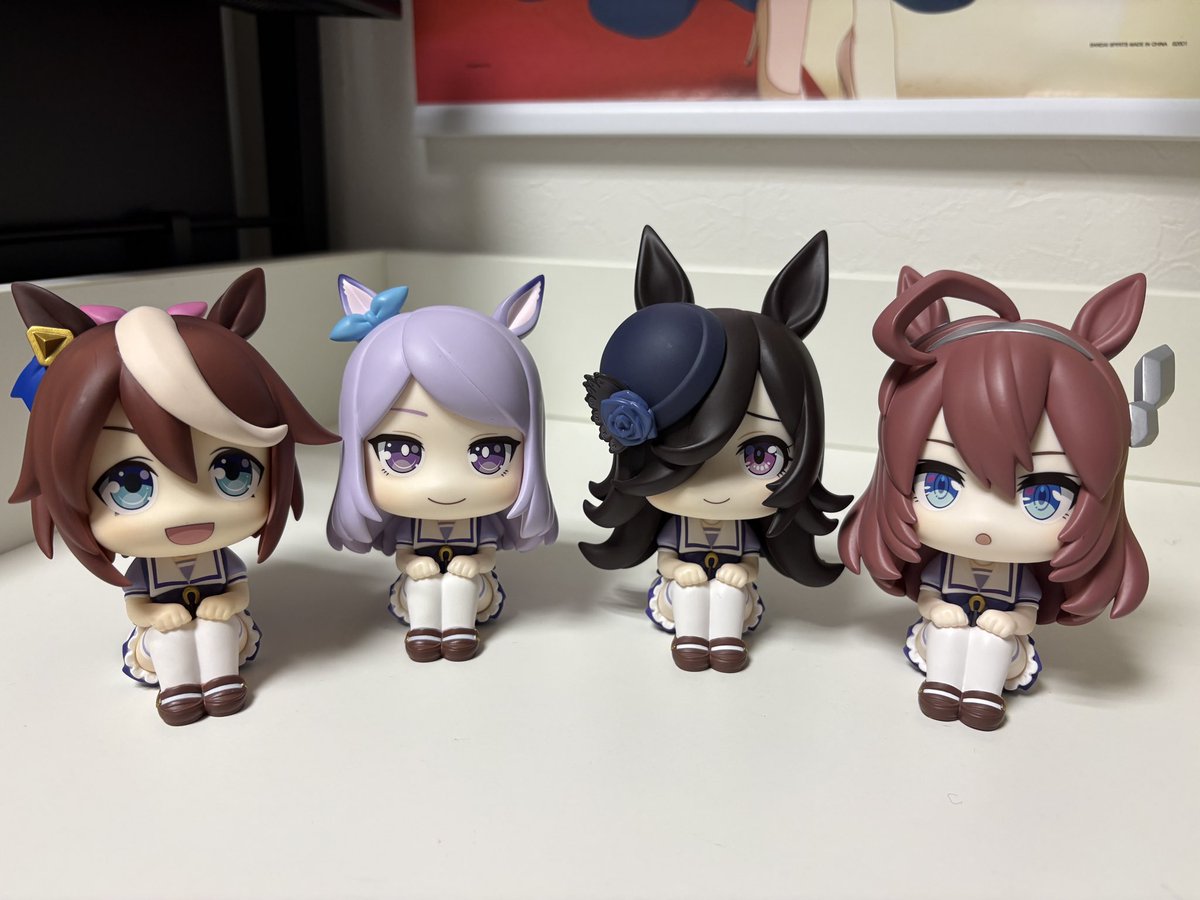 ライスシャワーとミホノブルボンの るかっぷをお迎えしました✨ 並べる