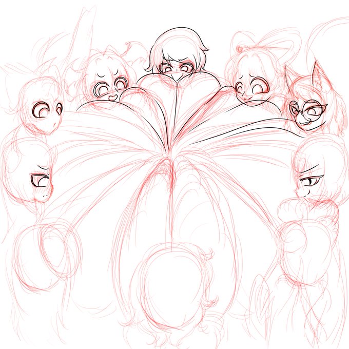 skebのWIP
10人パイズリとかさすがに画面ぎちぎちすぎるんだけど
なんとかみっちりもっちりさせたい
「束ねた」感は出さずにみちっとぷにっとさせたい
そのためには線に魂を込めるのだ 