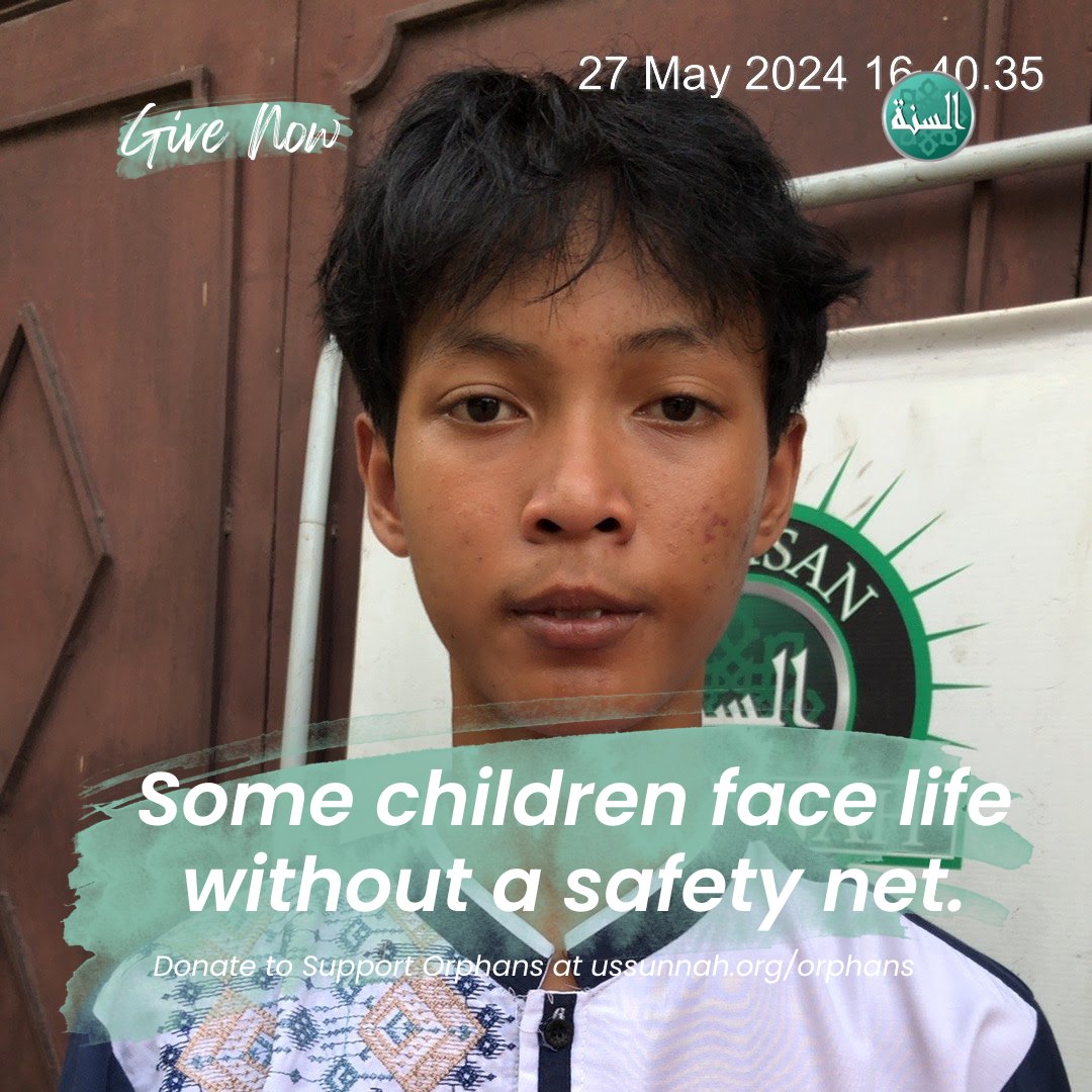 Donate at ussunnah.org/orphans

Some children face life without a safety net. Your contribution becomes their shield.

#Quran #Hadith #IslamicReminder #Sunnah #Deen #Faith #IslamicQuotes