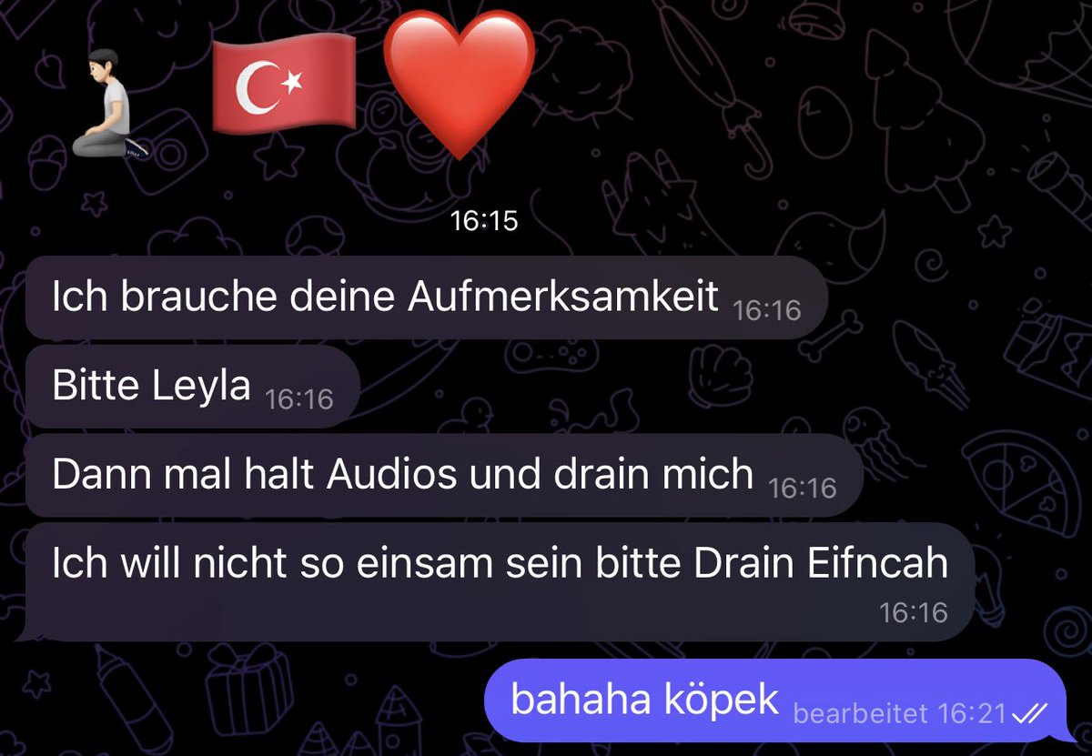 Opfer betteln um meine aufmerksamkeit. Hab ich dich einmal versklavt gibt es kein entkommen mehr. Meine aufmerksamkeit wird zu deiner Droge 😈
