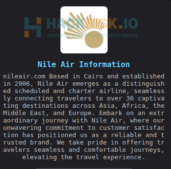 H4ckmanac's tweet photo. 🚨Cyber Alert ‼️

🇪🇬Egypt - 𝗡𝗶𝗹𝗲 𝗔𝗶𝗿

The Gentlemen hacking group claims to have breached Nile Air.

Threat actor: The Gentlemen
Sector: Transportation
Data exposure (claimed): Not specified
Data type: Not specified
Observed: Feb 13, 2026
Status: Pending verification
ESIX©: 5.52

Full details and impact assessment on https://t.co/eB7qgxKFAa