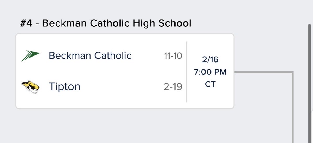 Beckman Basketball tweet media