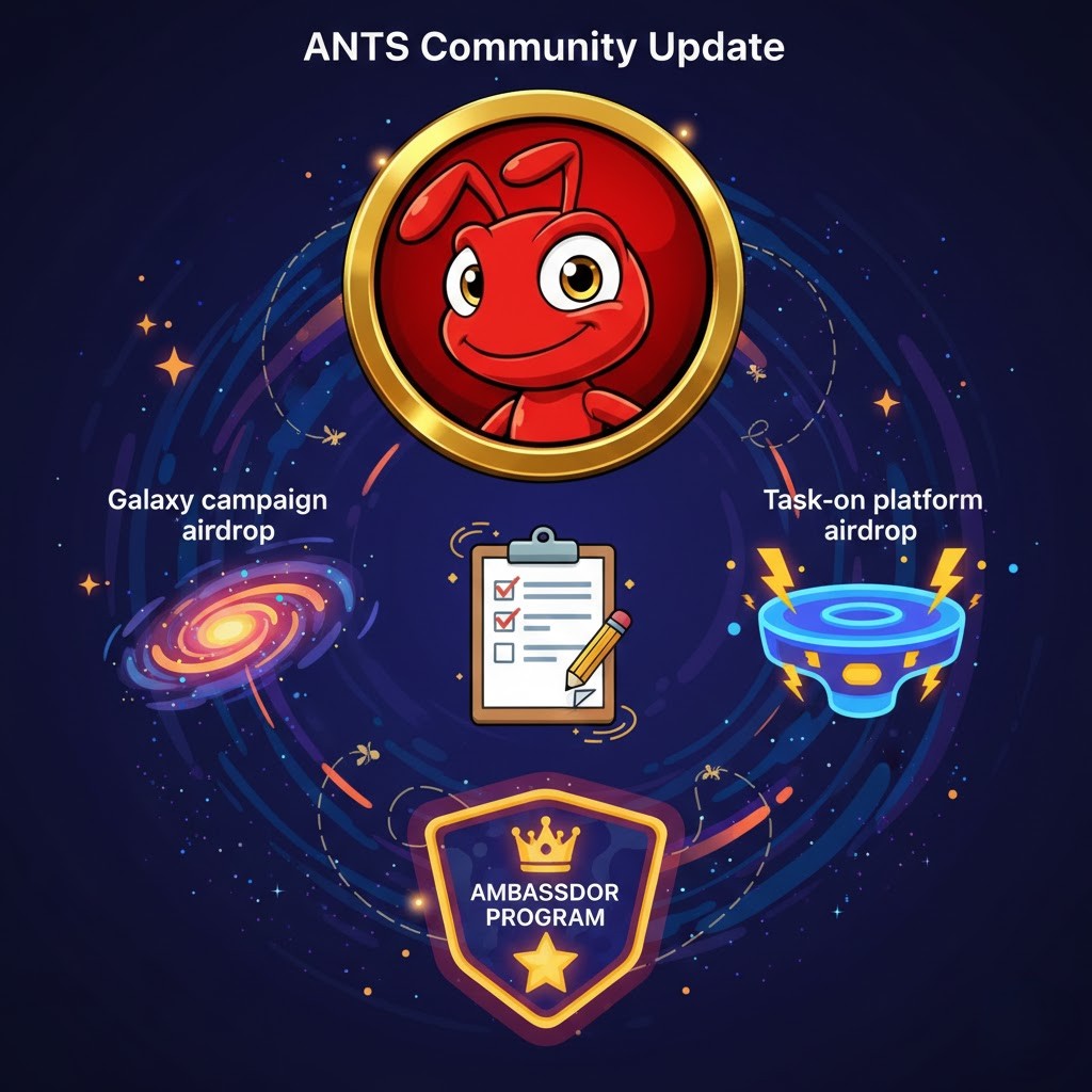🚀 $ANTS Community Update –Your Voice Matters 🐜

🔥The Swarm is growing stronger every day, and we’re building this together. Now it’s your turn to decide!What kind of airdrop do you prefer?

✨ Galaxy campaign airdrop?
⚡ Task on platform airdrop?
📋 Google Form based airdrop?