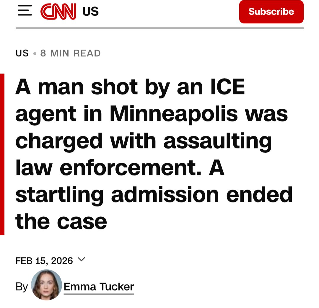 You'll never guess what the "startling admission" was

Just kidding, it's very obvious: the ICE agents lied. The shooting victim didn't assault them.