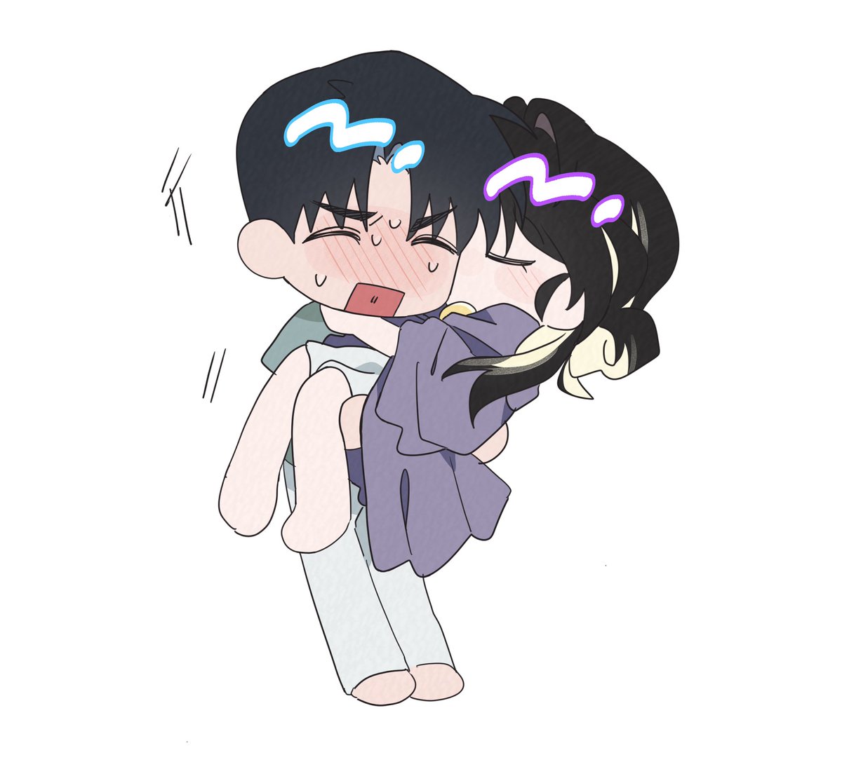 여친이뽀뽀해줬어요