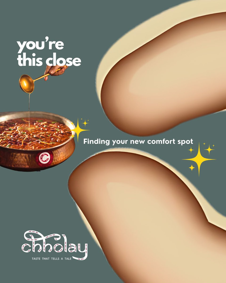 ChholayI's tweet photo. Found your next go-to comforting place. 🤍
The kind where the food is warm, the vibes are familiar, and every bite feels like home.
Whether it’s a long day, a match night, or just a craving you can’t ignore, we’ve got your comfort sorted. https://t.co/C3Pi5NcB6e