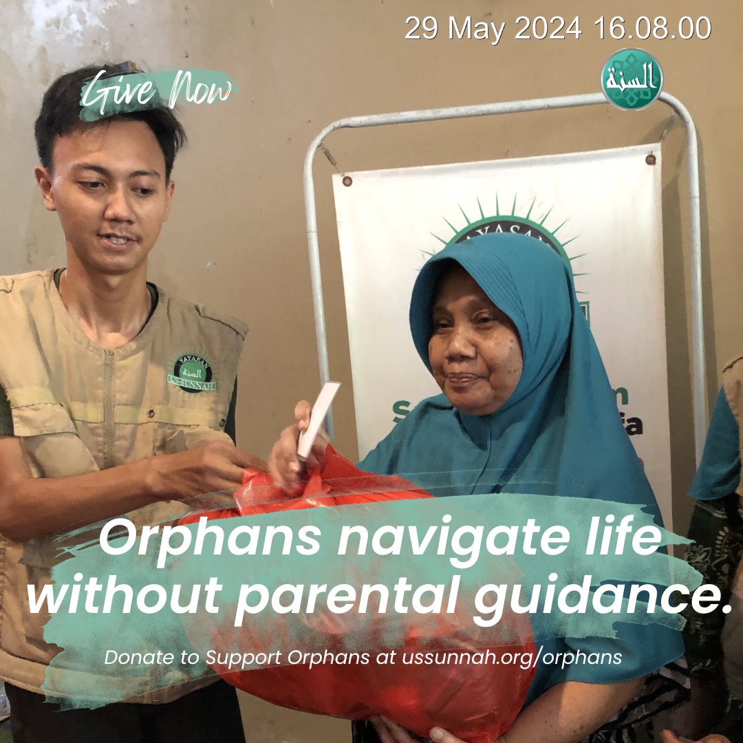 Donate at ussunnah.org/orphans

Orphans navigate life without parental guidance. 
Provide the direction they are missing. 

#Quran #Hadith #IslamicReminder #Sunnah #Deen #Faith #IslamicQuotes